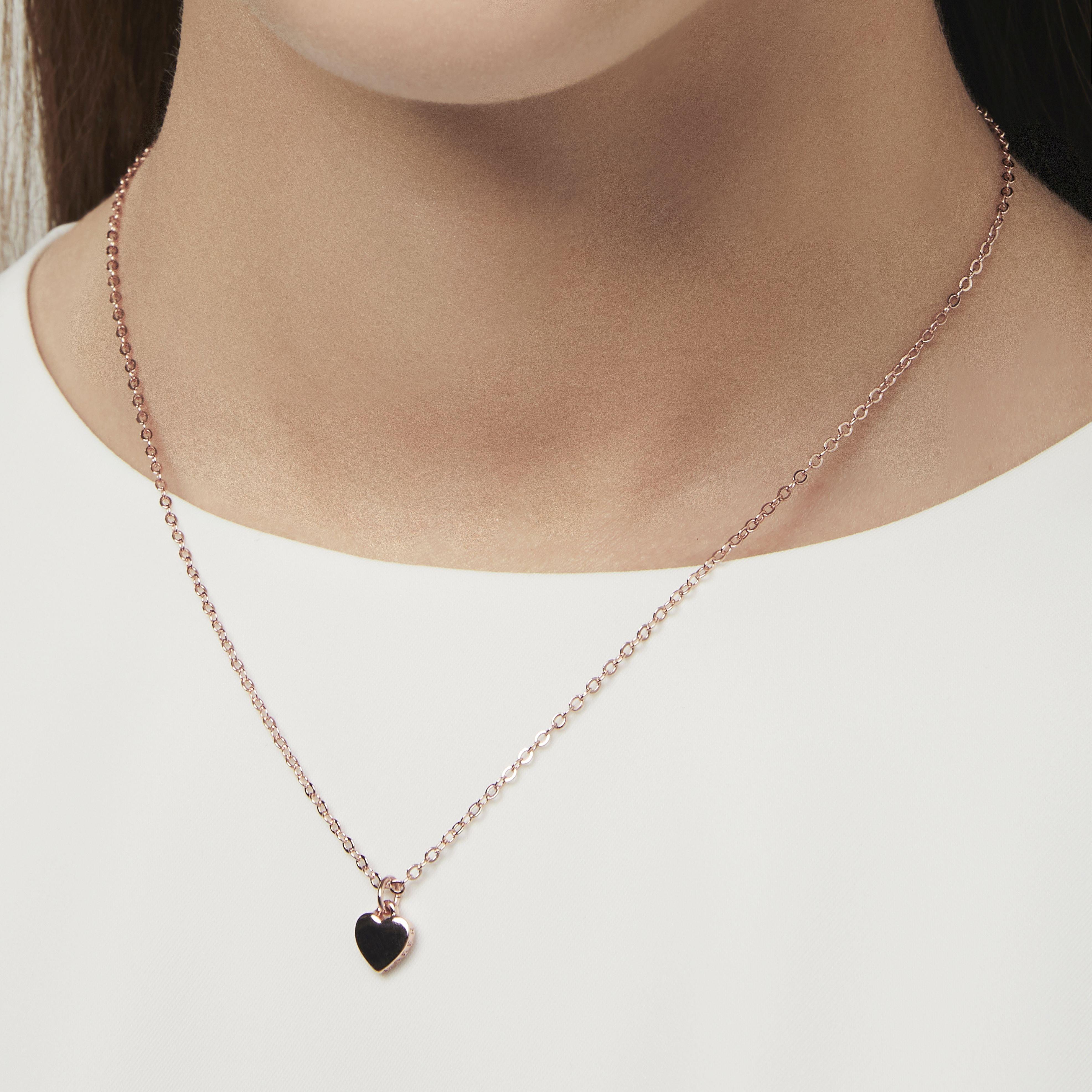 Rose Gold* - Ted Baker - Hara Heart Pendant Necklace - 8