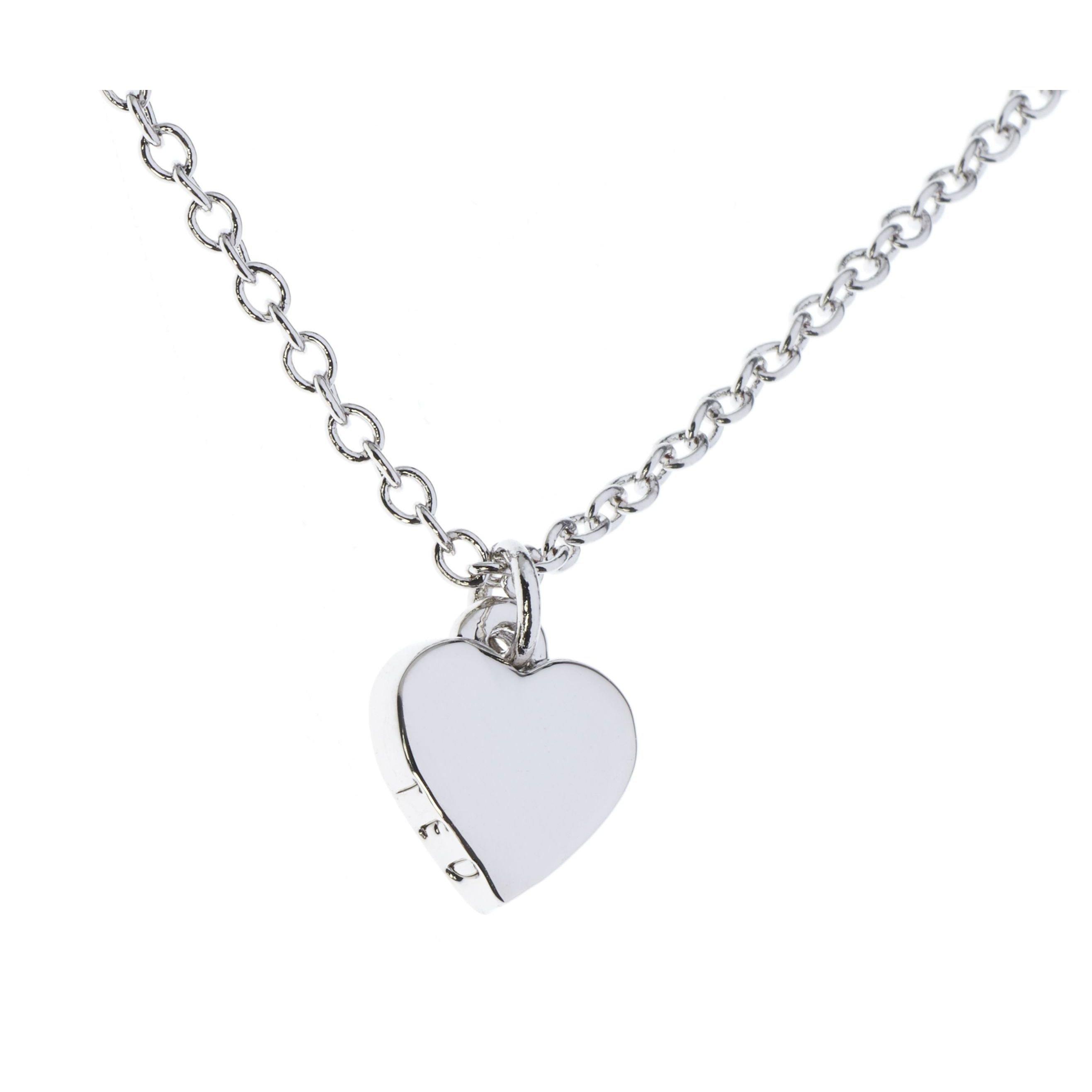 Silver* - Ted Baker - Hara Heart Pendant Necklace - 3