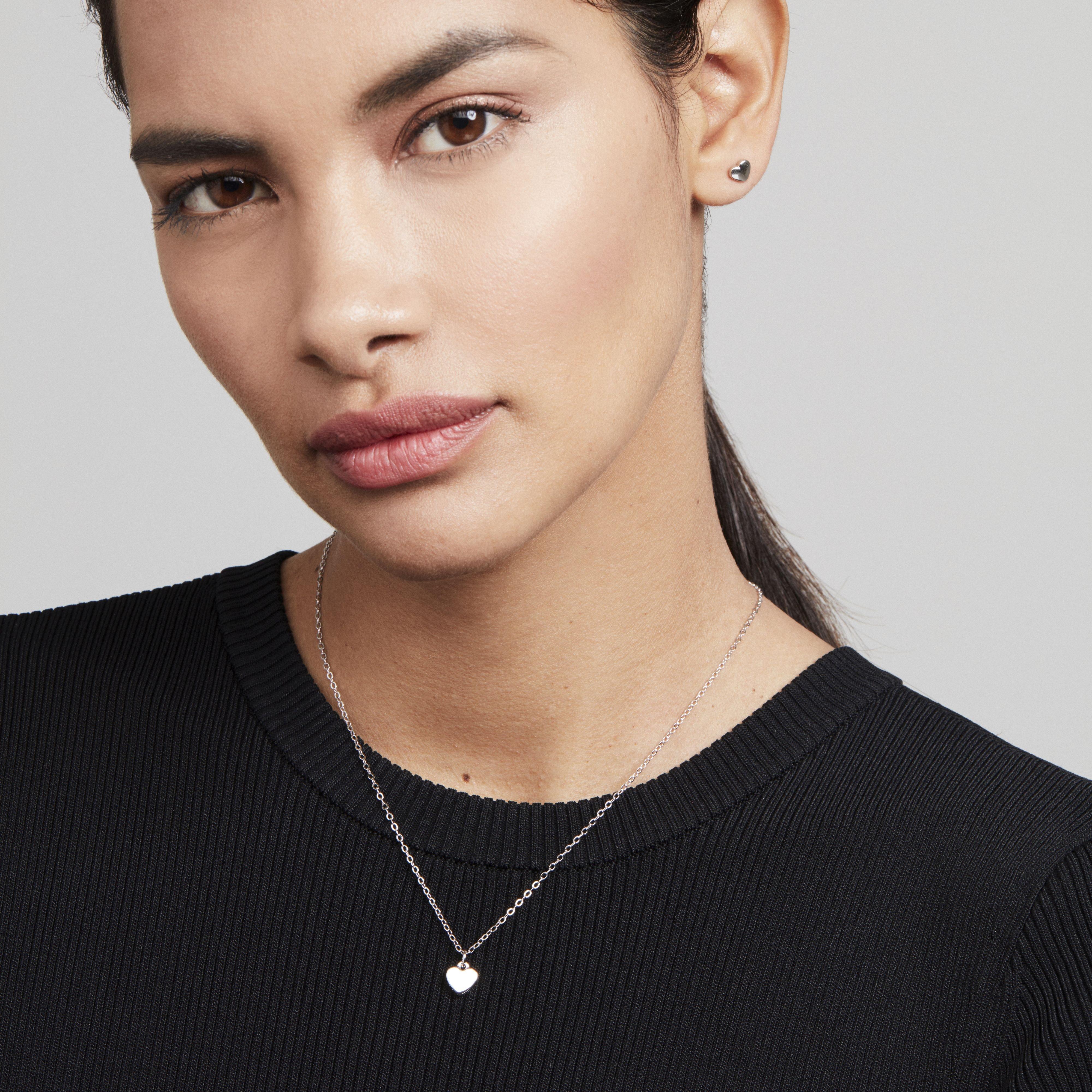 Silver* - Ted Baker - Hara Heart Pendant Necklace - 7