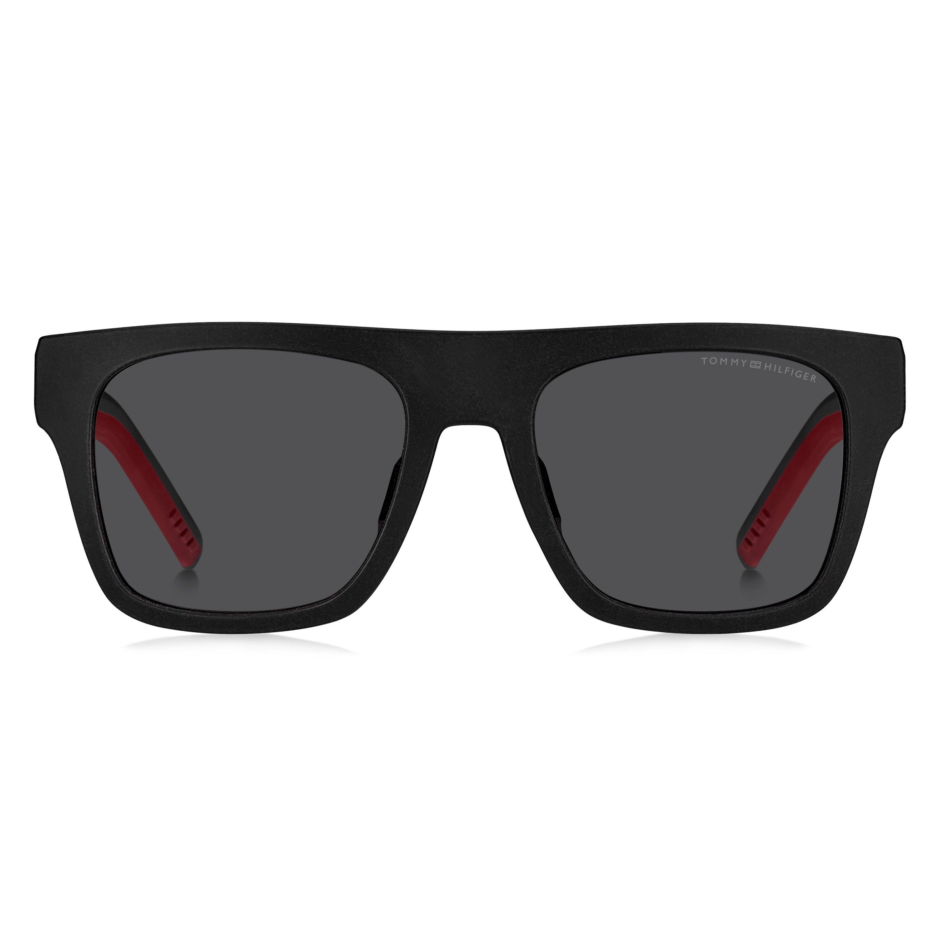 Matte Black Red - Tommy Hilfiger - Tommy Rec Flat Top Sn99 - 2