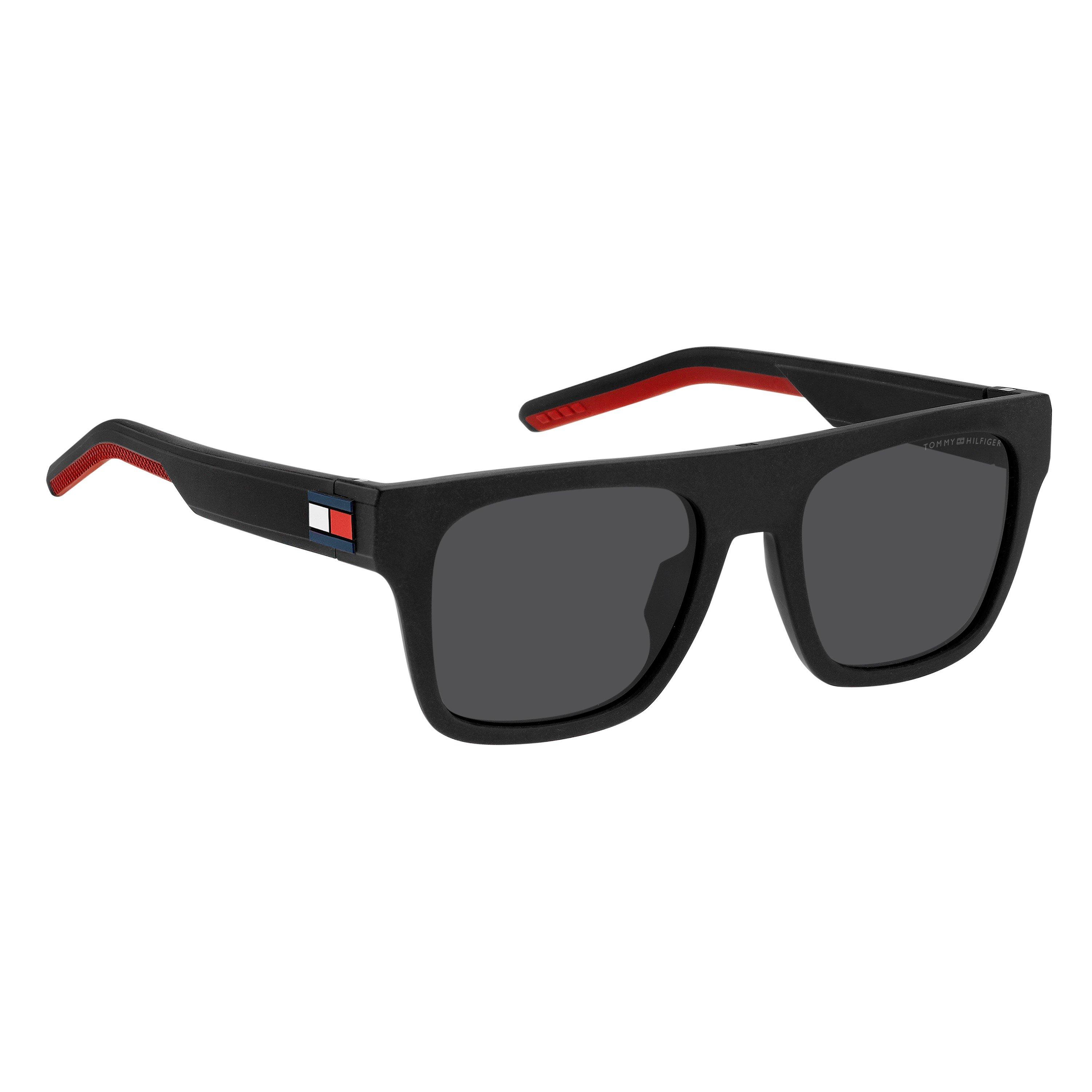 Matte Black Red - Tommy Hilfiger - Tommy Rec Flat Top Sn99 - 3