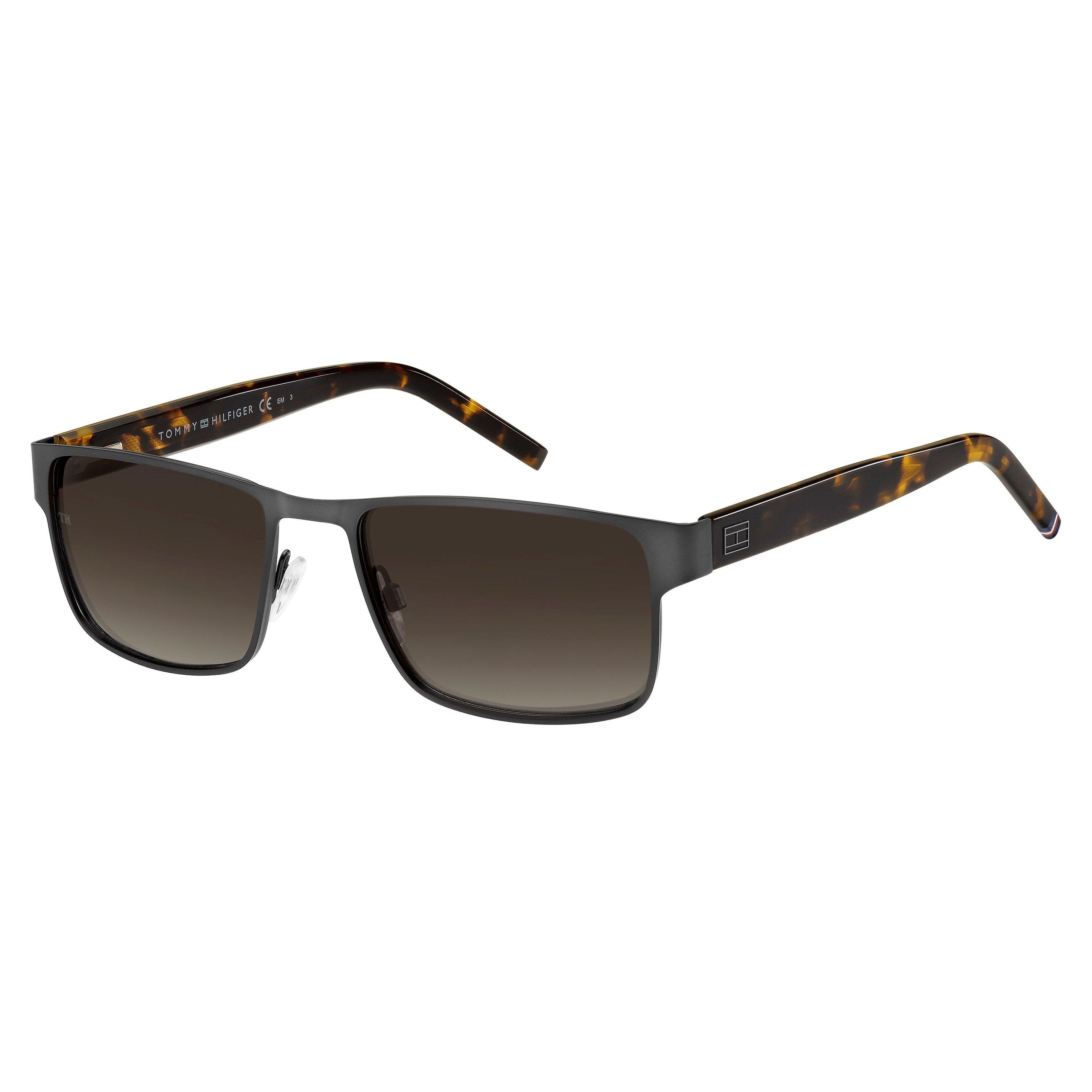 Ruthenium Black - Tommy Hilfiger - Men's Round Sunglasses - 1
