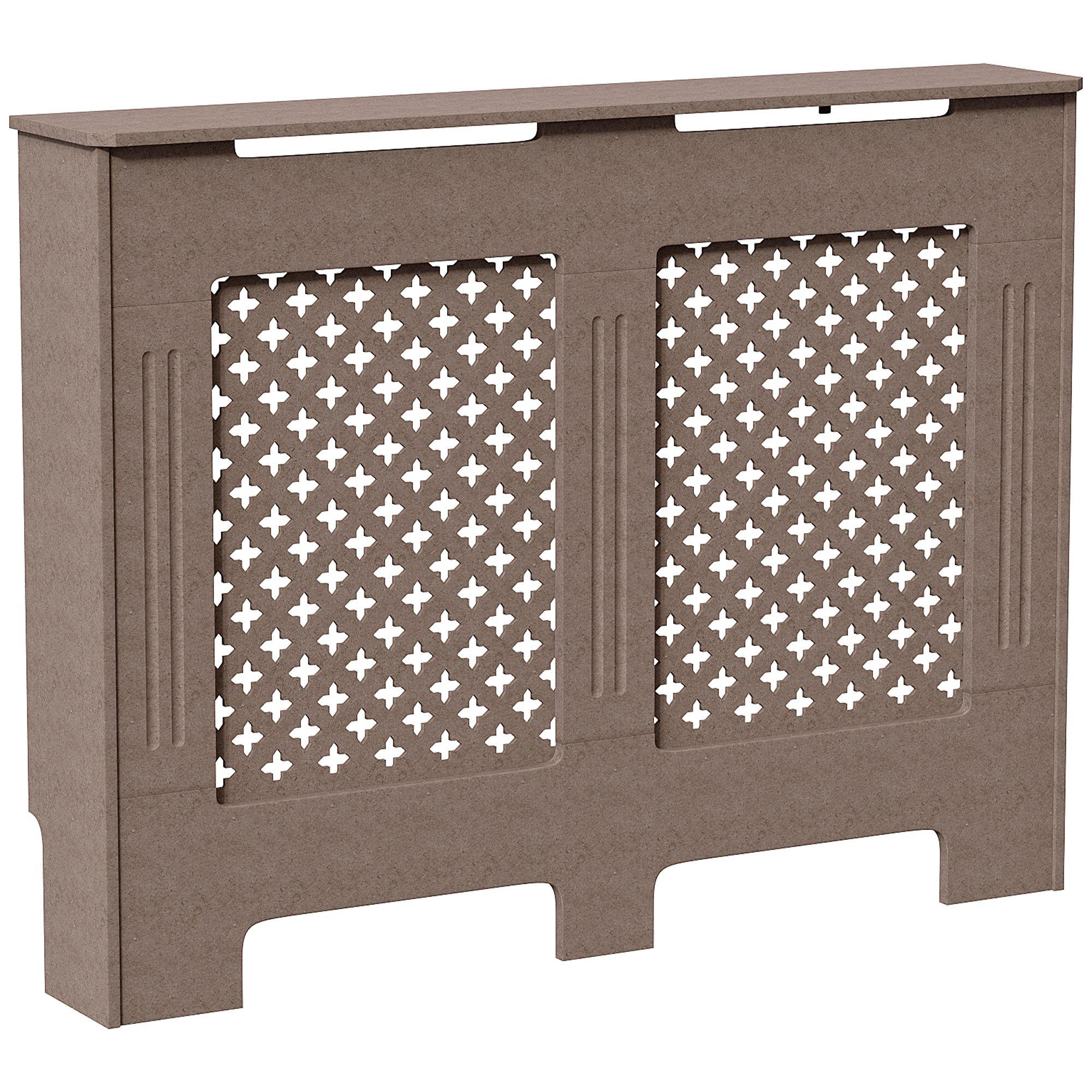 Natural - Lassic - Vida Designs Oxford Radiator Cover, Medium - 9