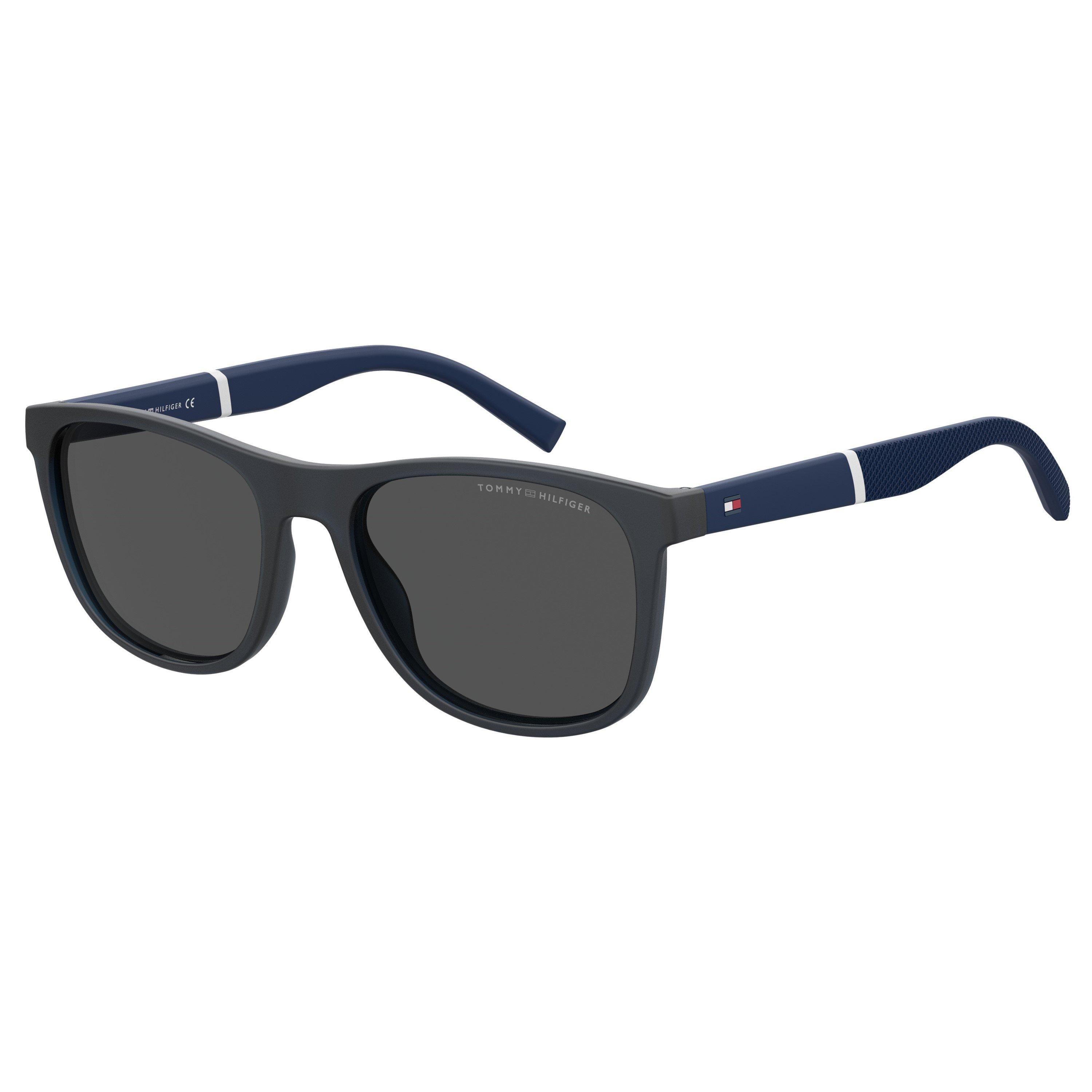 Tommy Hilfiger Men's Matte Blue Tommy Rectangular - 54 cm