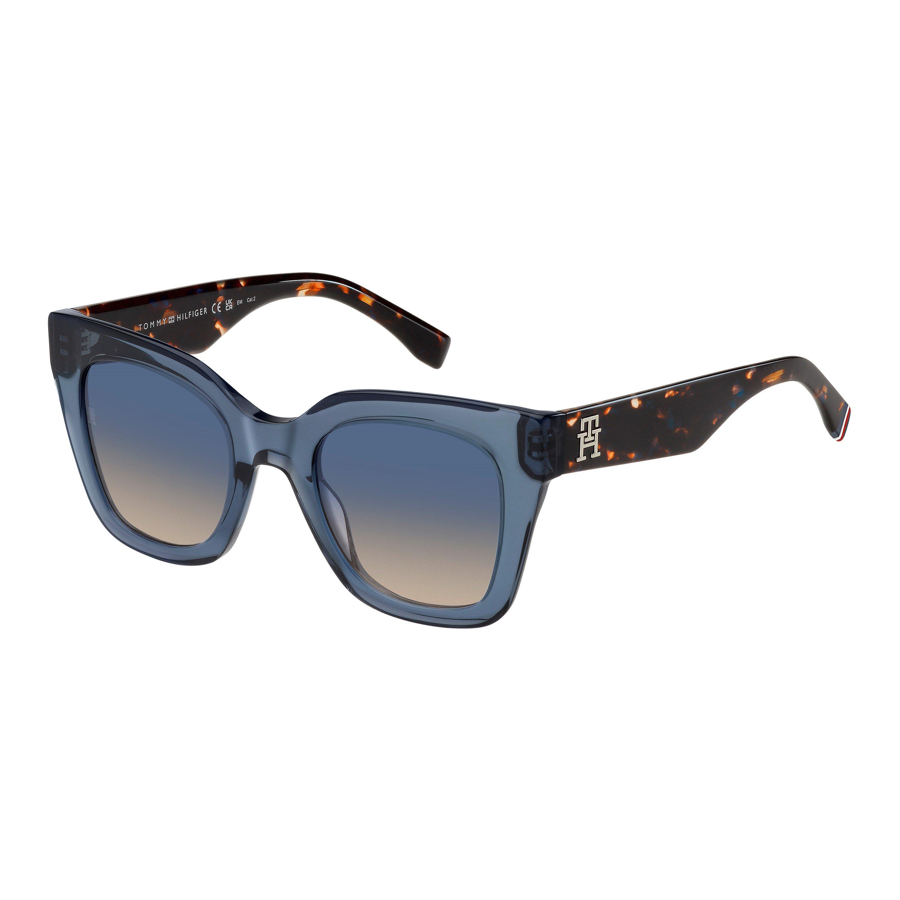 Blue - Tommy Hilfiger - Women's Round Sunglasses - 1
