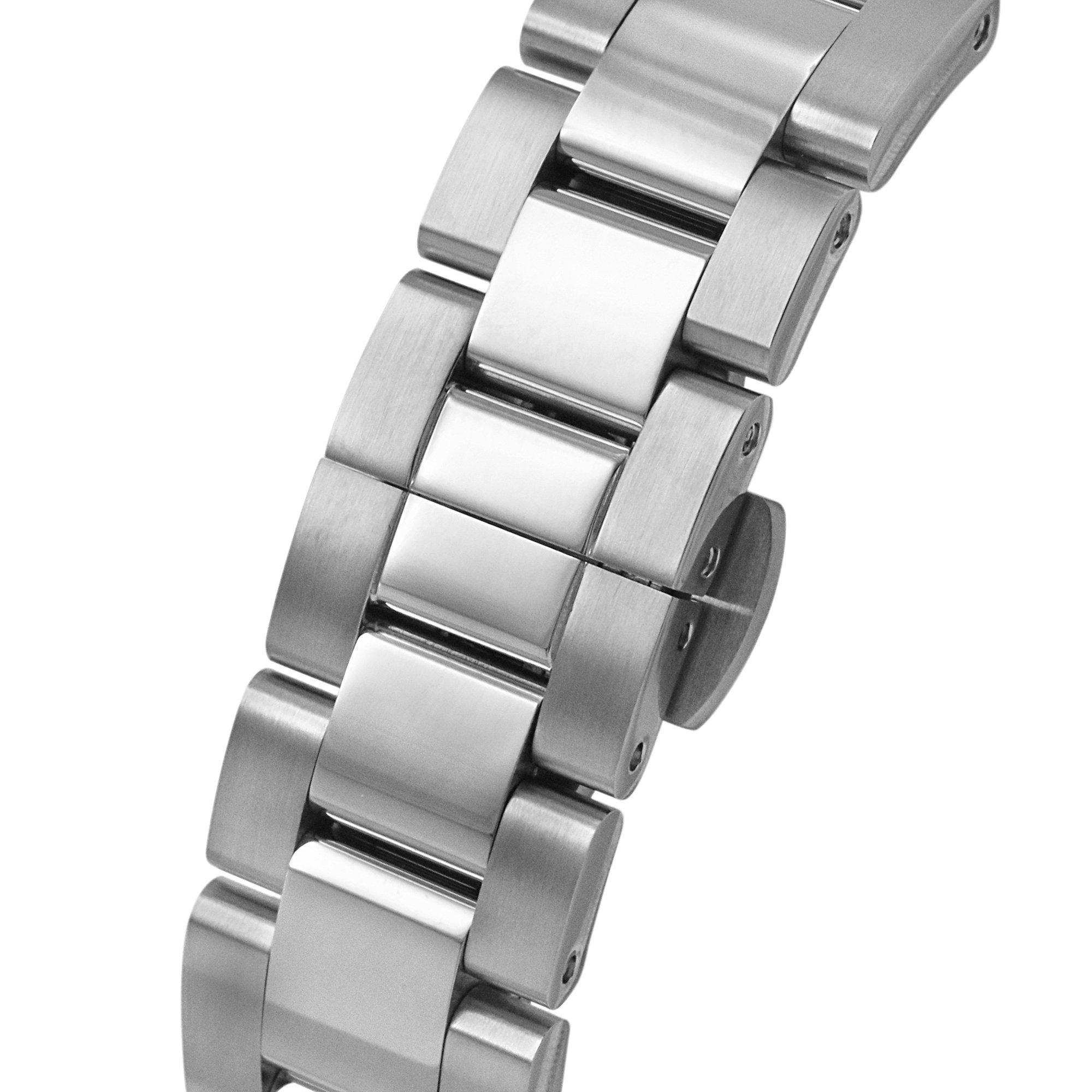 silv/Black/silv - Daniel Wellington - Iconic Link 36 Stainless Steel Classic Analogue Watch - 3