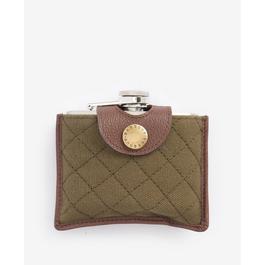 Barbour Padbury Quilted Hip Flask