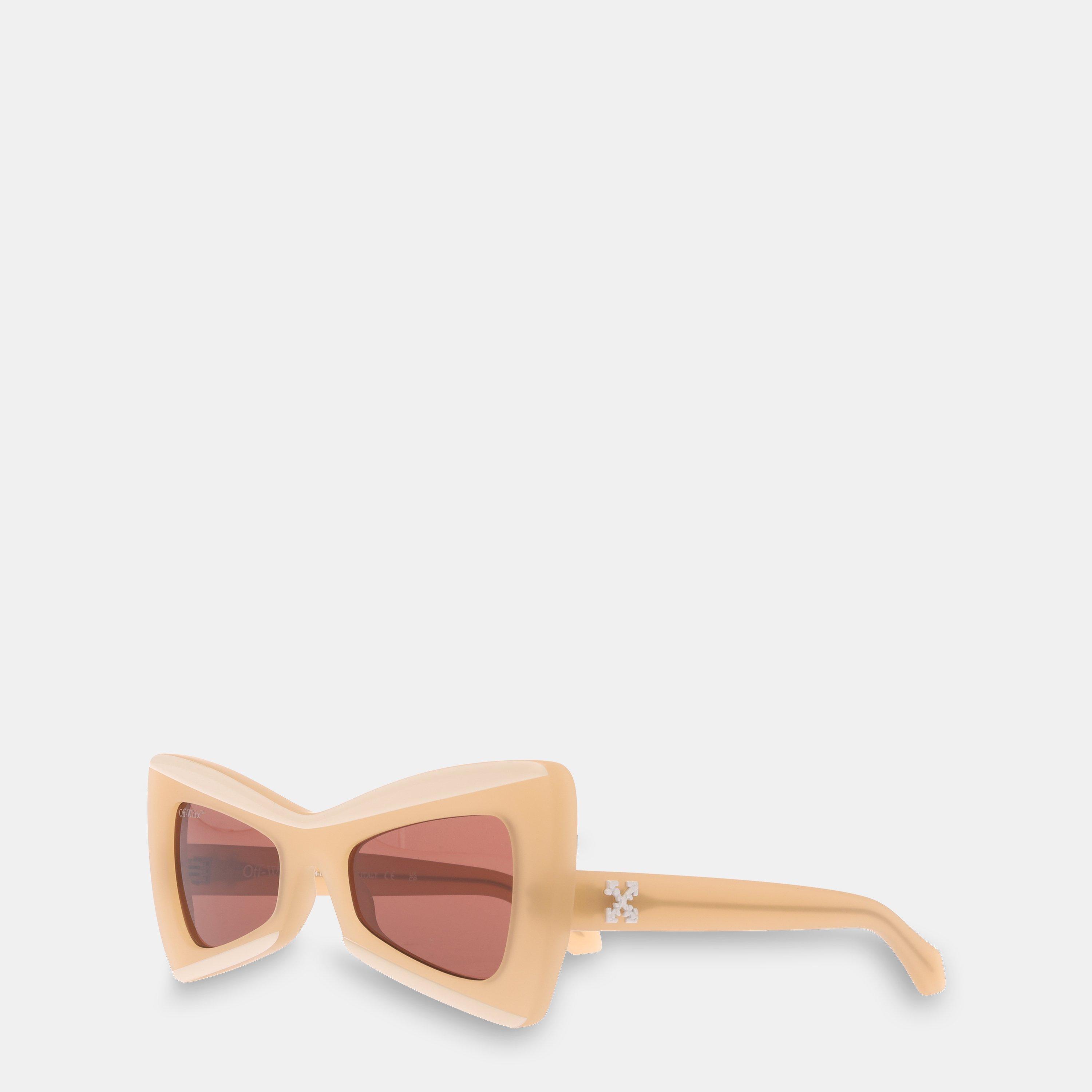Off White Nashville Sung Square Sunglasses - Sand Brown