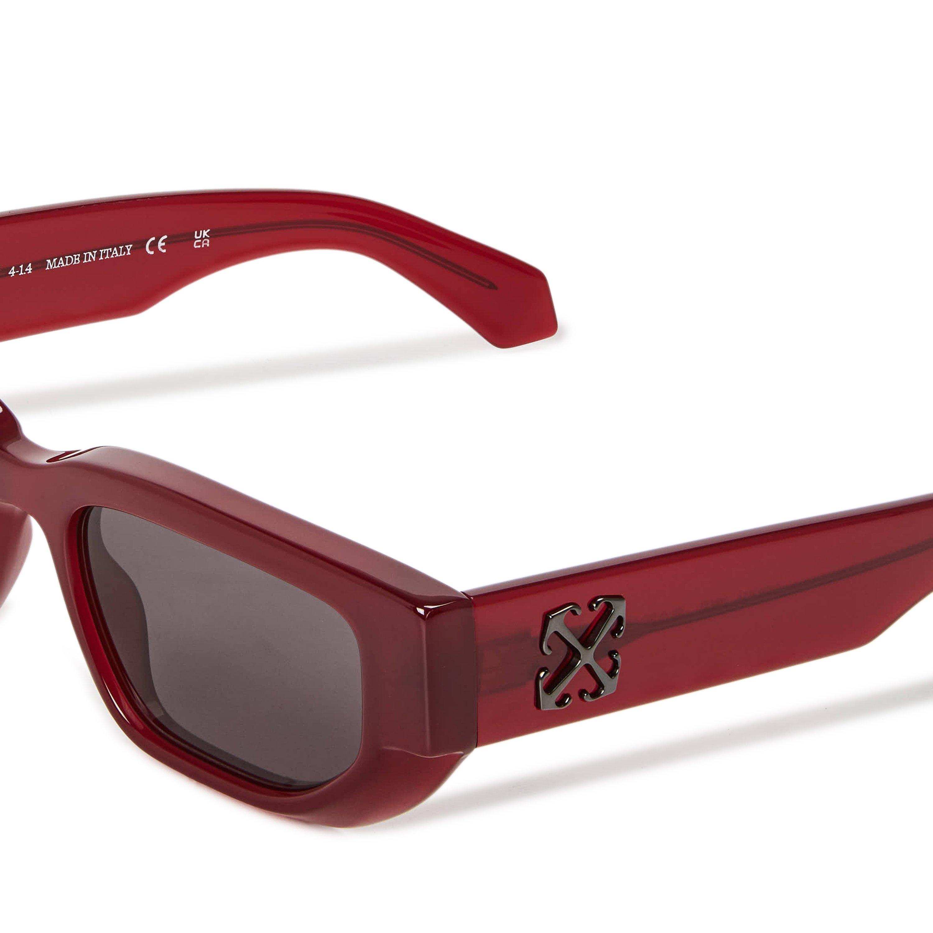 Burgandy Grey - Off White - Greeley Sun Sunglasses - 3