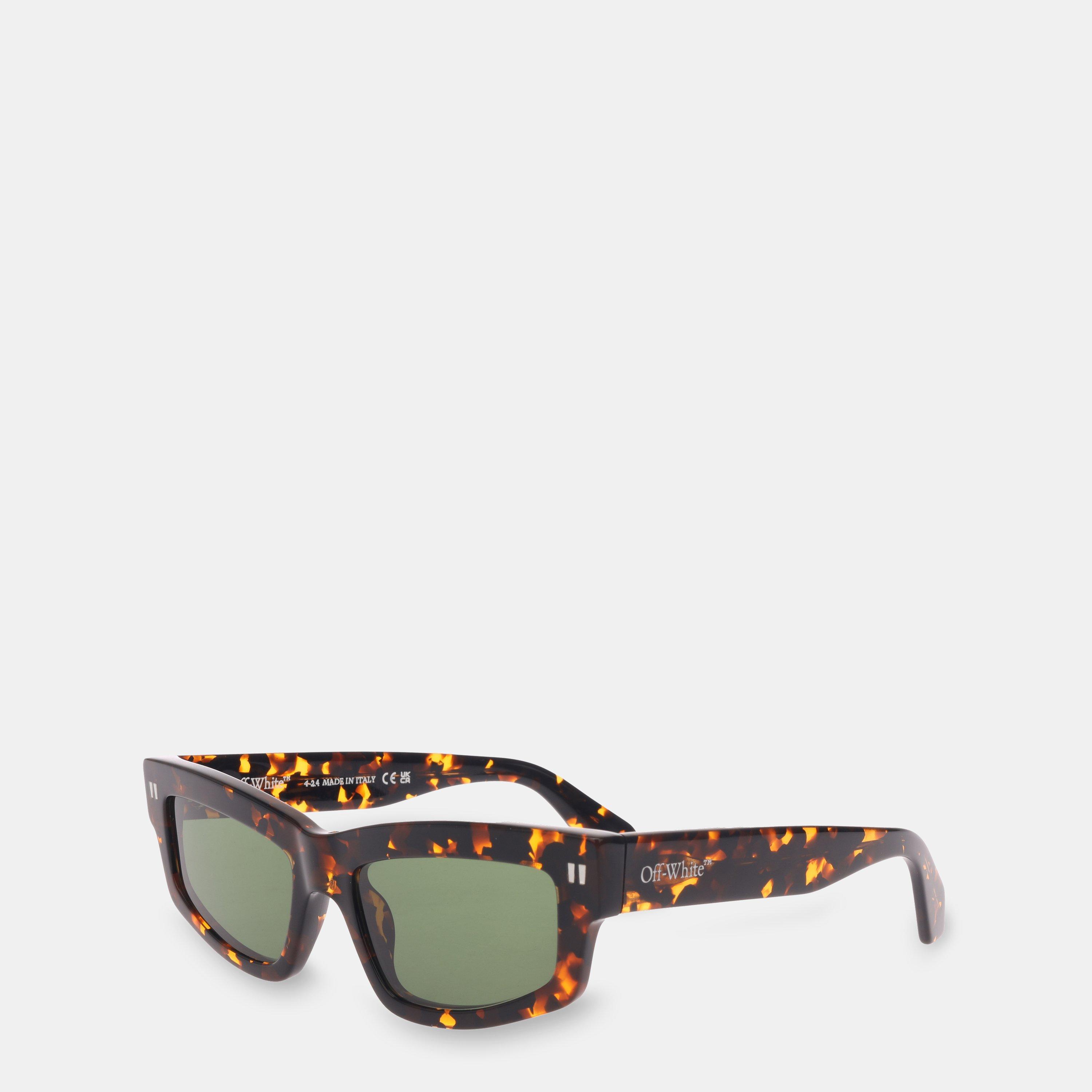 Off White Miramar Sun Sunglasses - Havana - Green