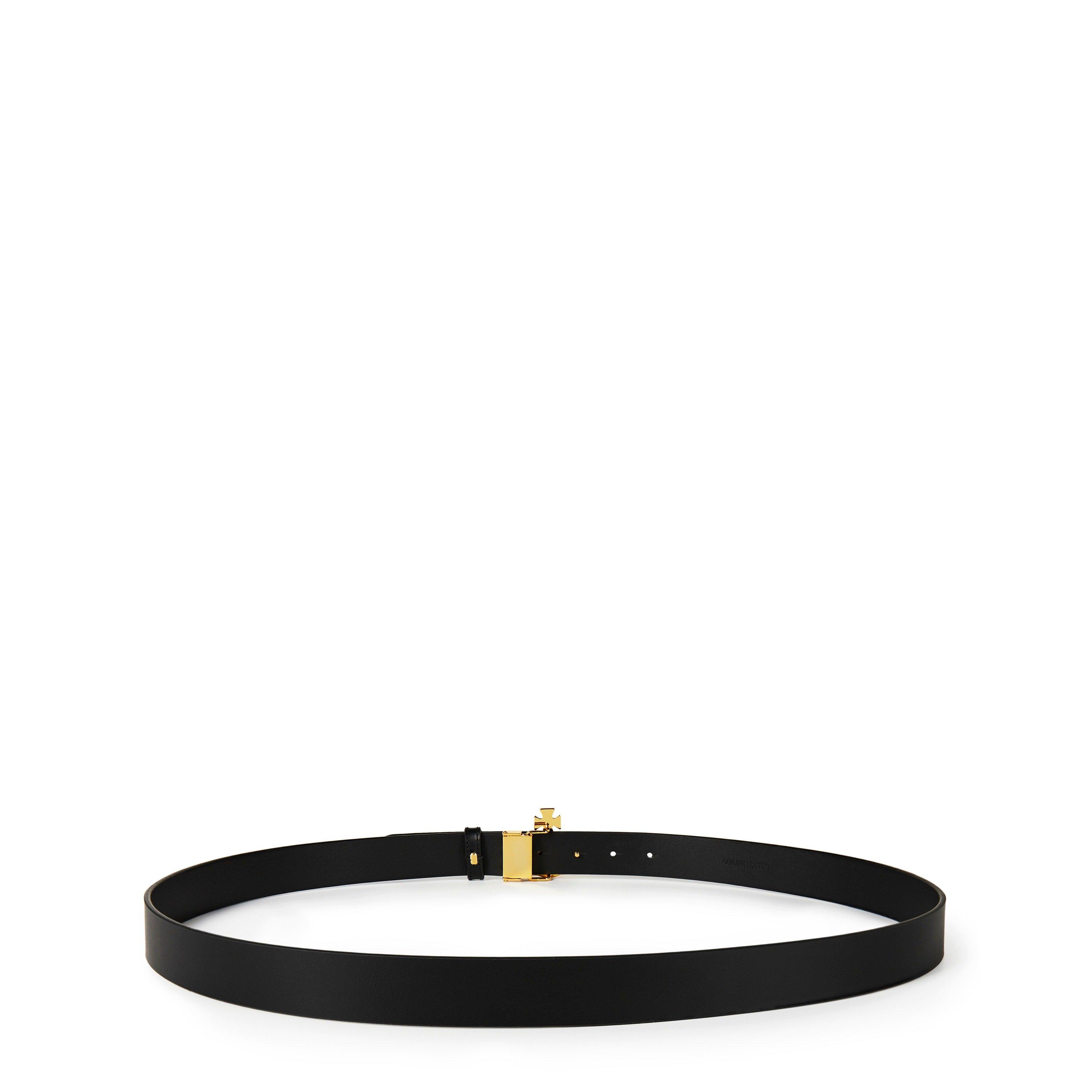 Black/Gold - Vivienne Westwood - Saturn Orb Buckle Belt - 3