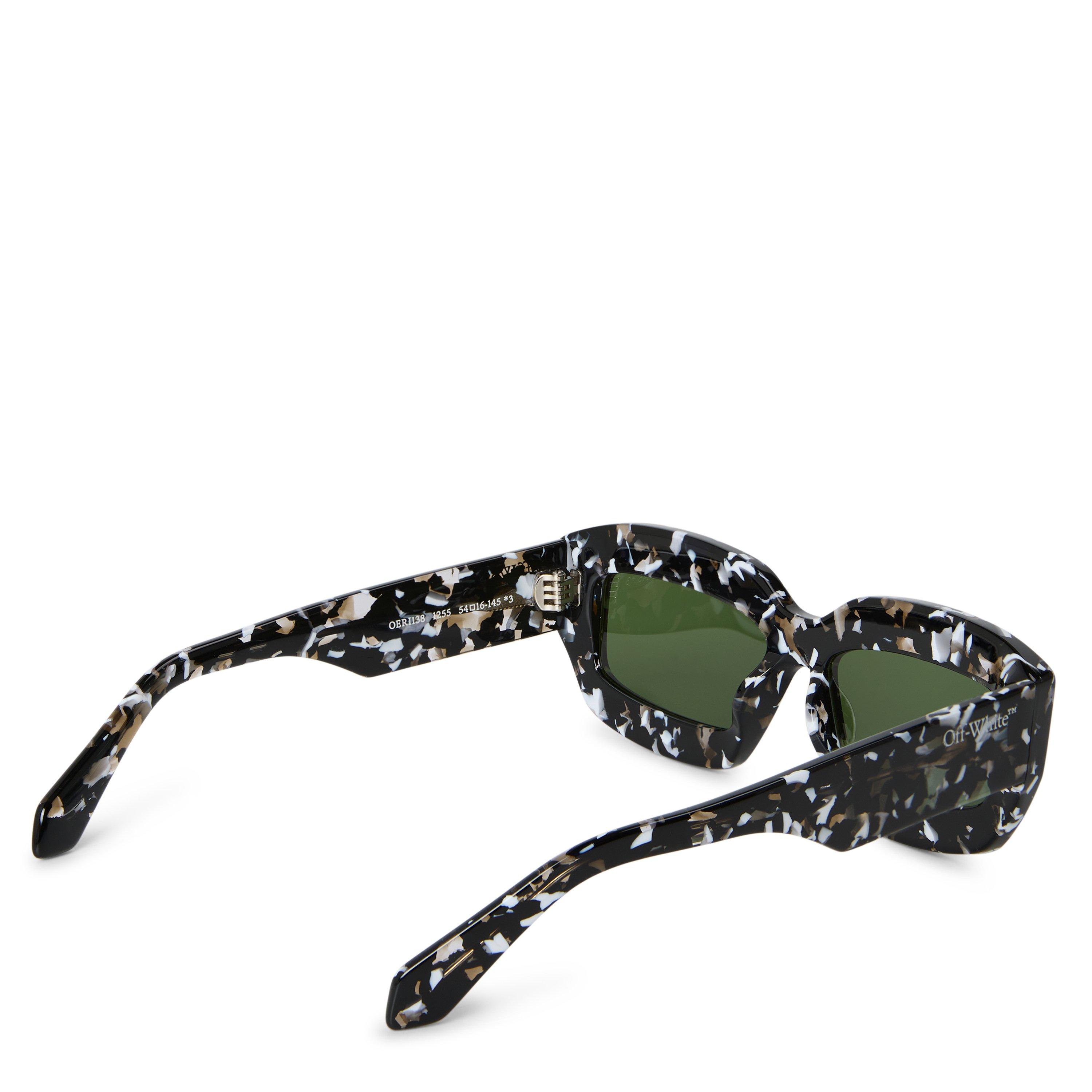 Black/Green - Off White - Charlotte Sun Sunglasses - 2