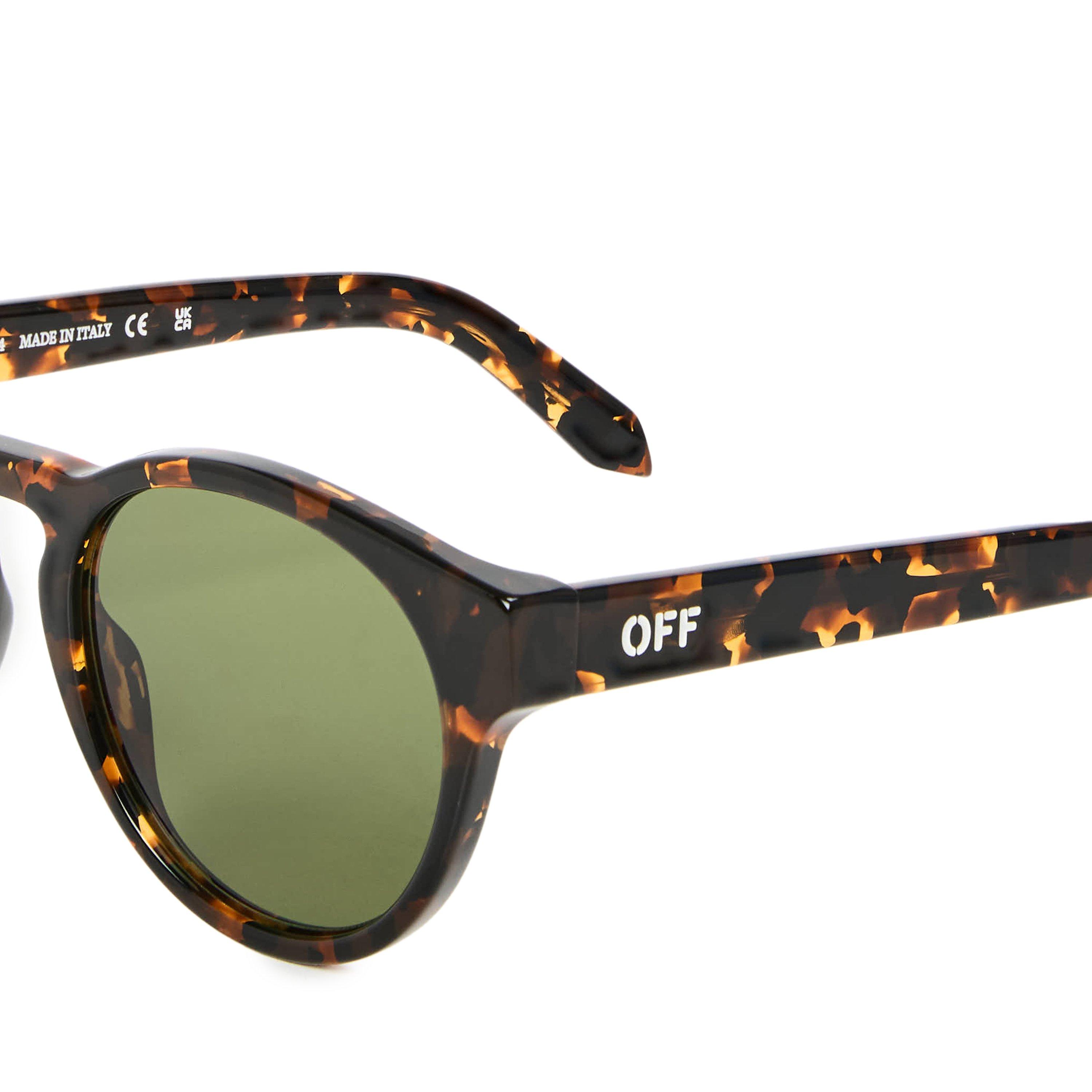 Havana Green - Off White - Oakland Sun Square Sunglasses - 3