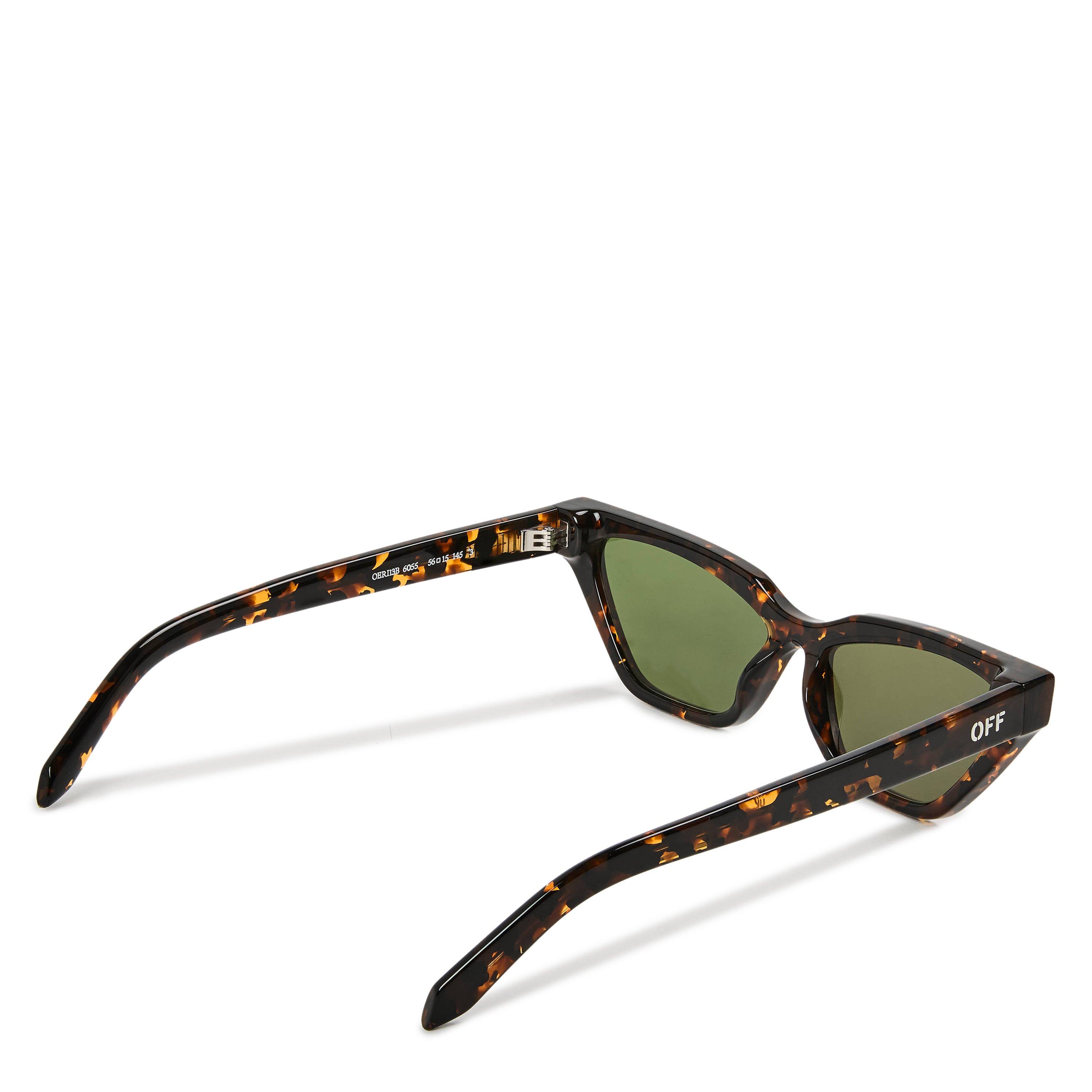 Havana Green - Off White - Madison Sun Sunglasses - 2