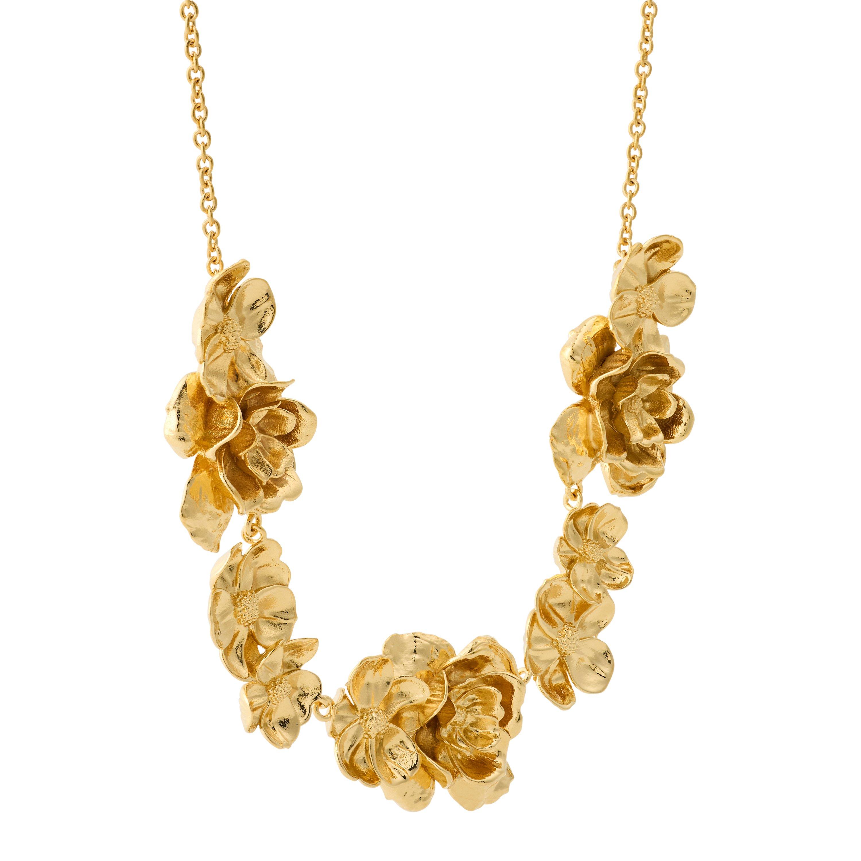 Vintage Gold - Chloe - Chloe Flwr Necklace Ld62 - 1