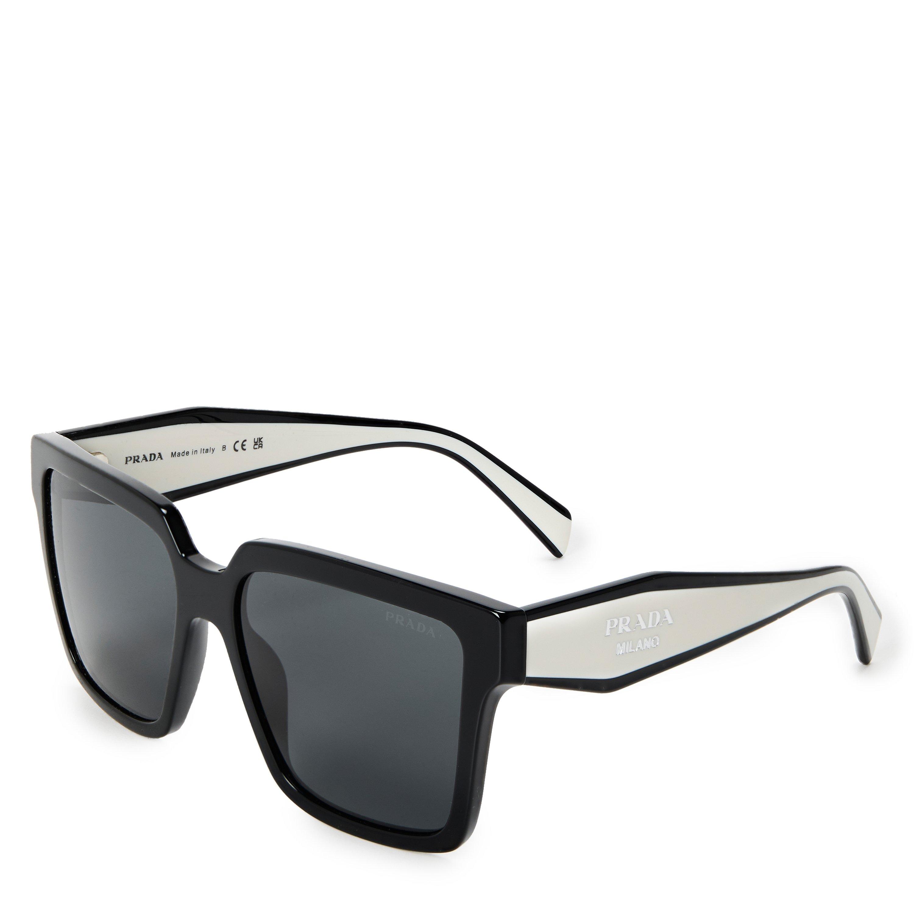 Prada Woman Sunglass PR 24ZS - Frame color: Black, Lens color: Dark Grey - Image 6