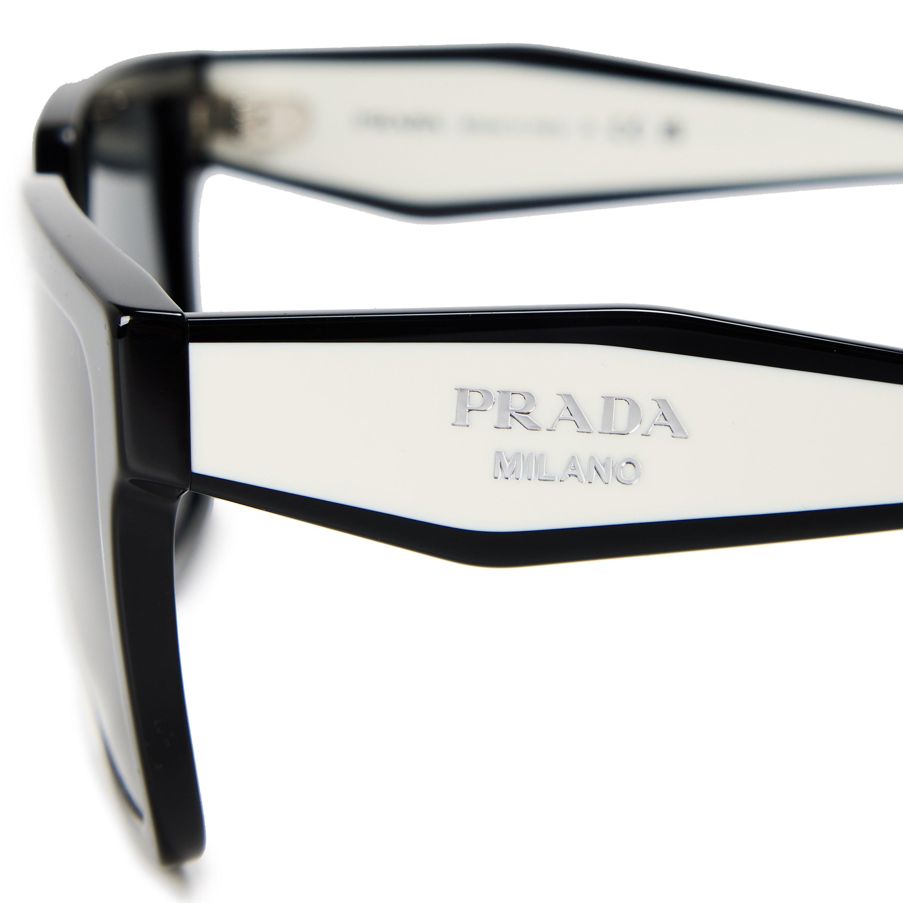Black/Grey - Prada - Prada S 0PR 24ZS Ld63 - 3
