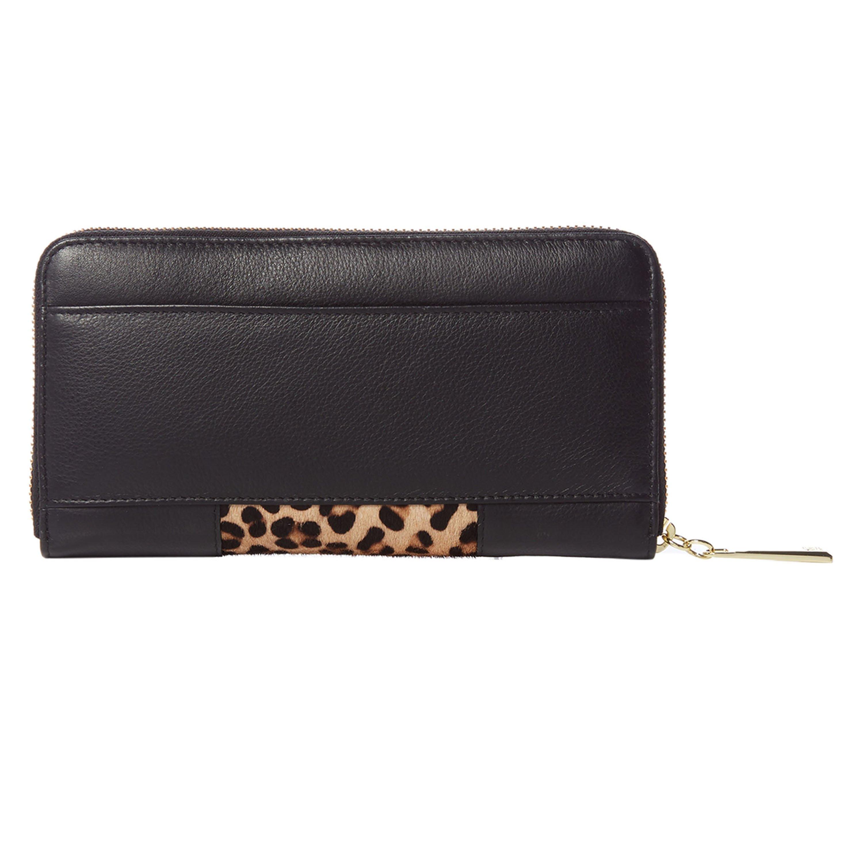 Leopard - Biba - Biba Leather Zip Around Purse - 2