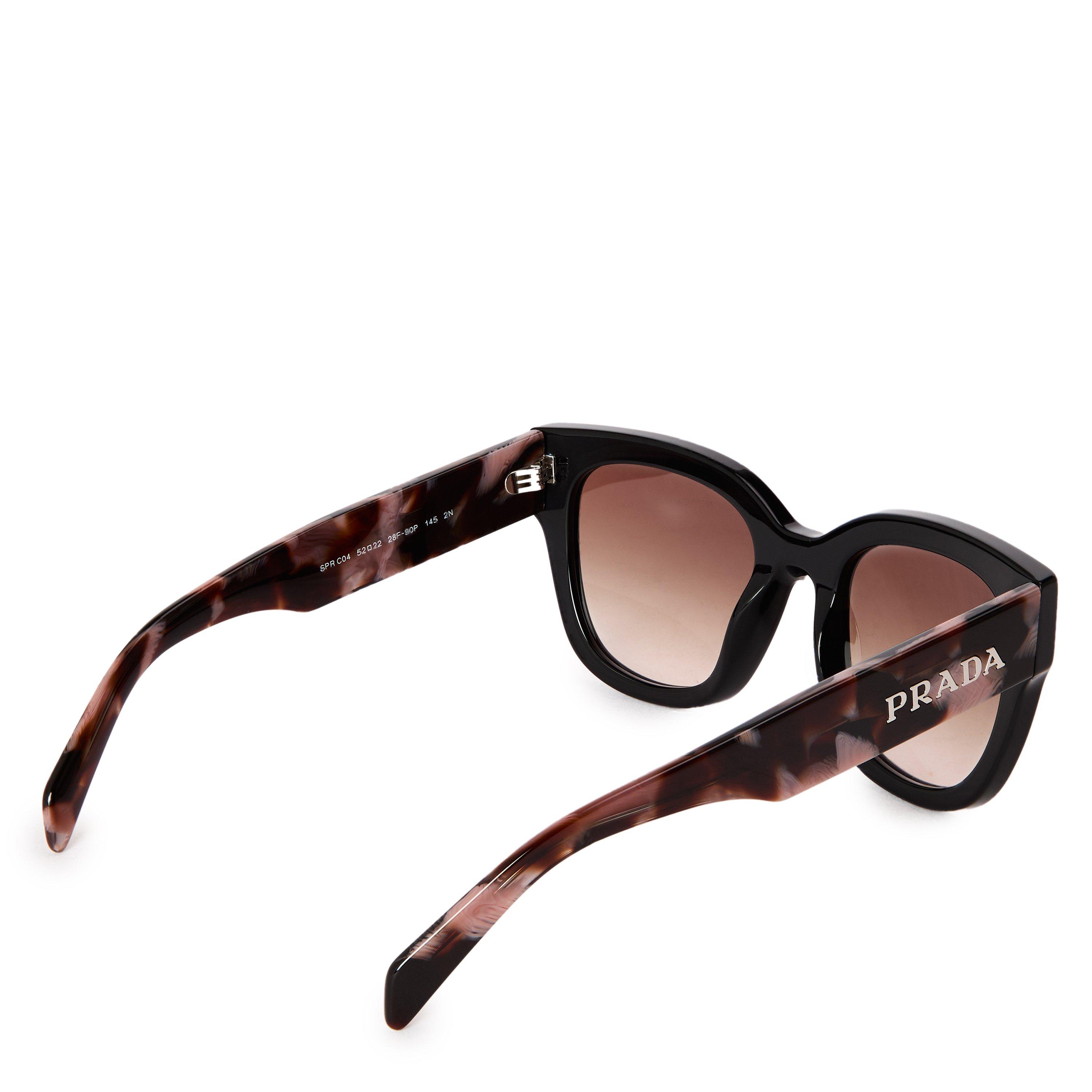 Black/Brown - Prada - Prada S 0PR C04S Ld63 - 2