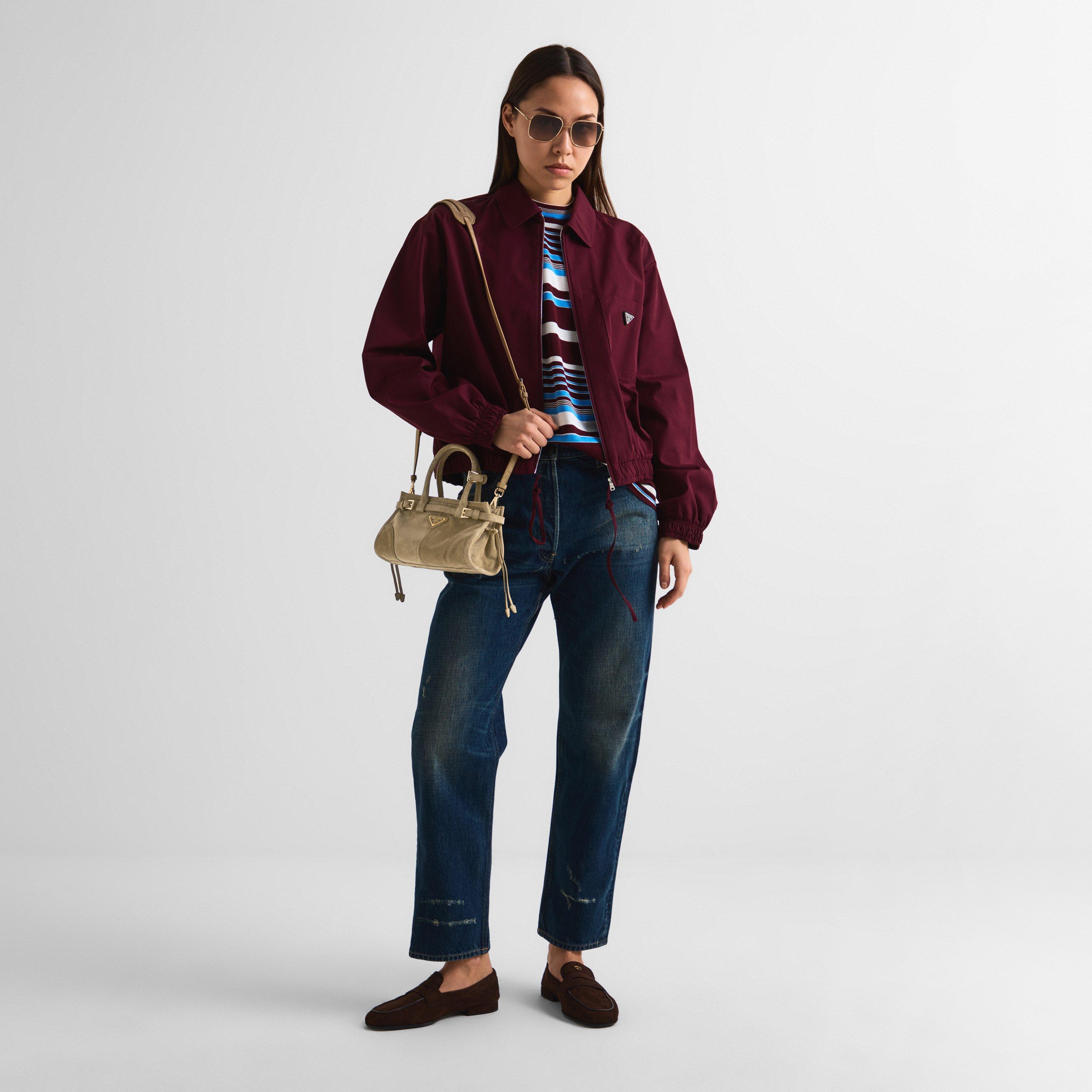 Gold/Brown - Prada - Women's Square Sunglasses - 5