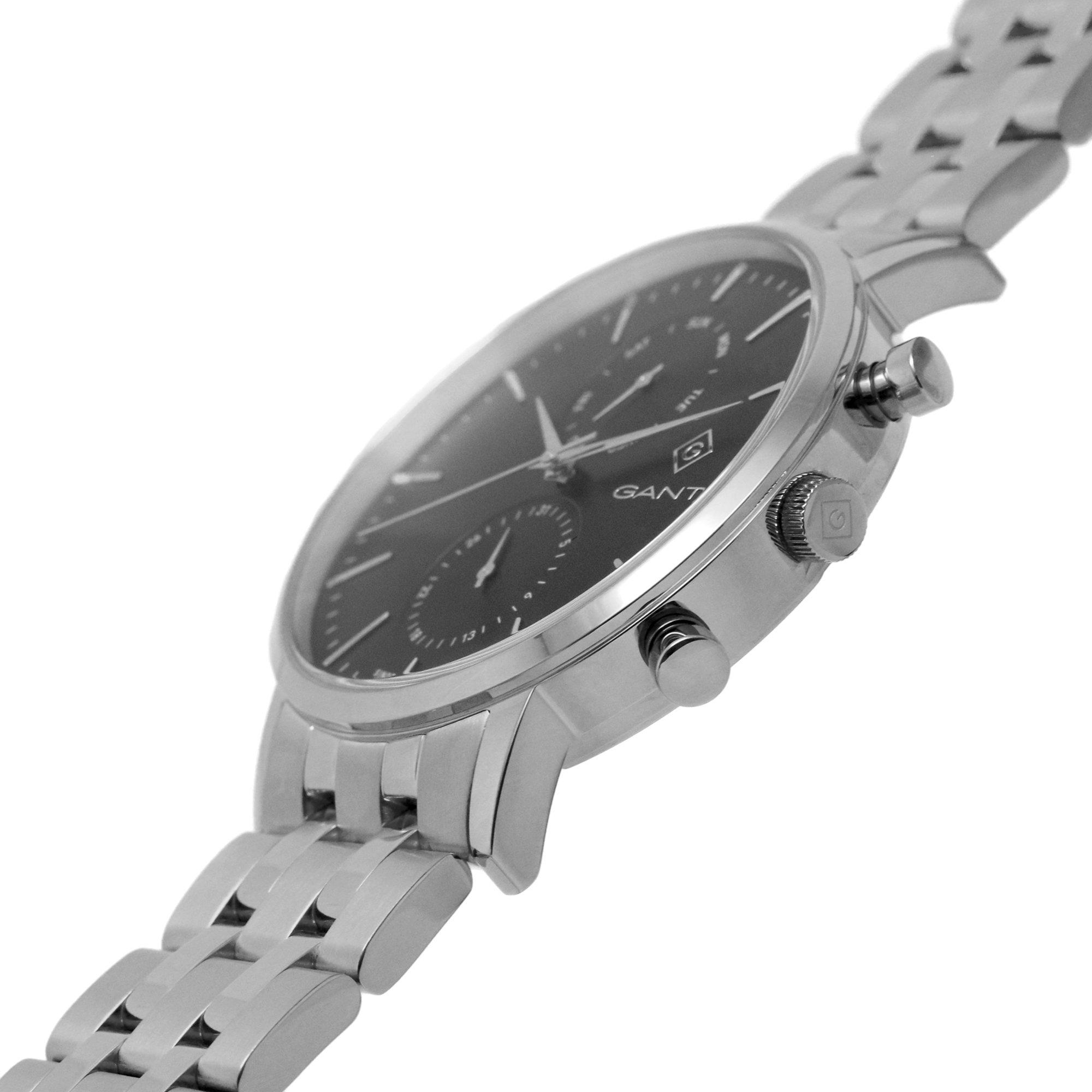 Silver/Black - Gant - Stainless Steel Analogue Quartz Watch - 3