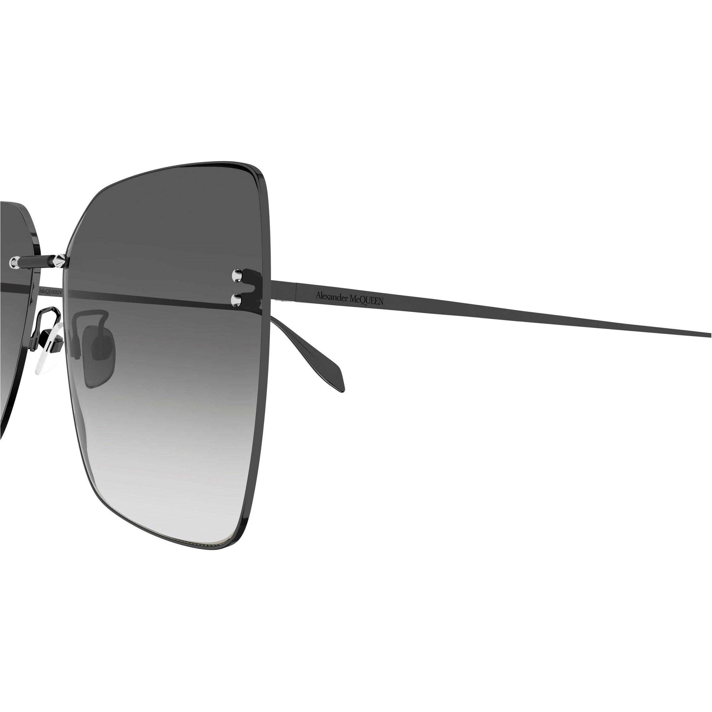 Ruthenium - Alexander McQueen - Women's Retro Alexander McQueen Oversized Butterfly Sunglasses - 3