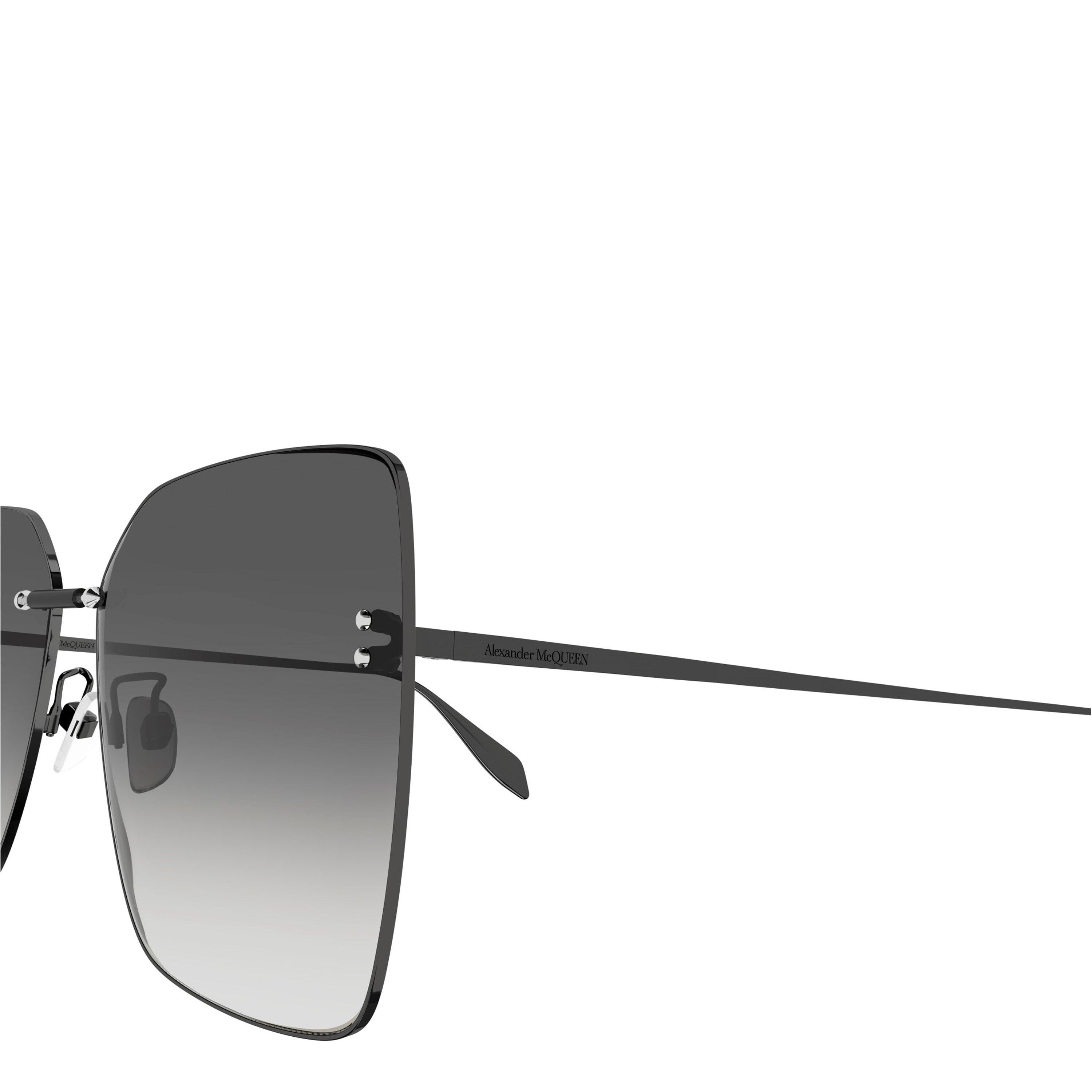 Ruthenium - Alexander McQueen - Women's Retro Alexander McQueen Oversized Butterfly Sunglasses - 3