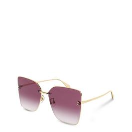 Alexander McQueen Women's Retro Alexander McQueen Oversized Butterfly Sunglasses