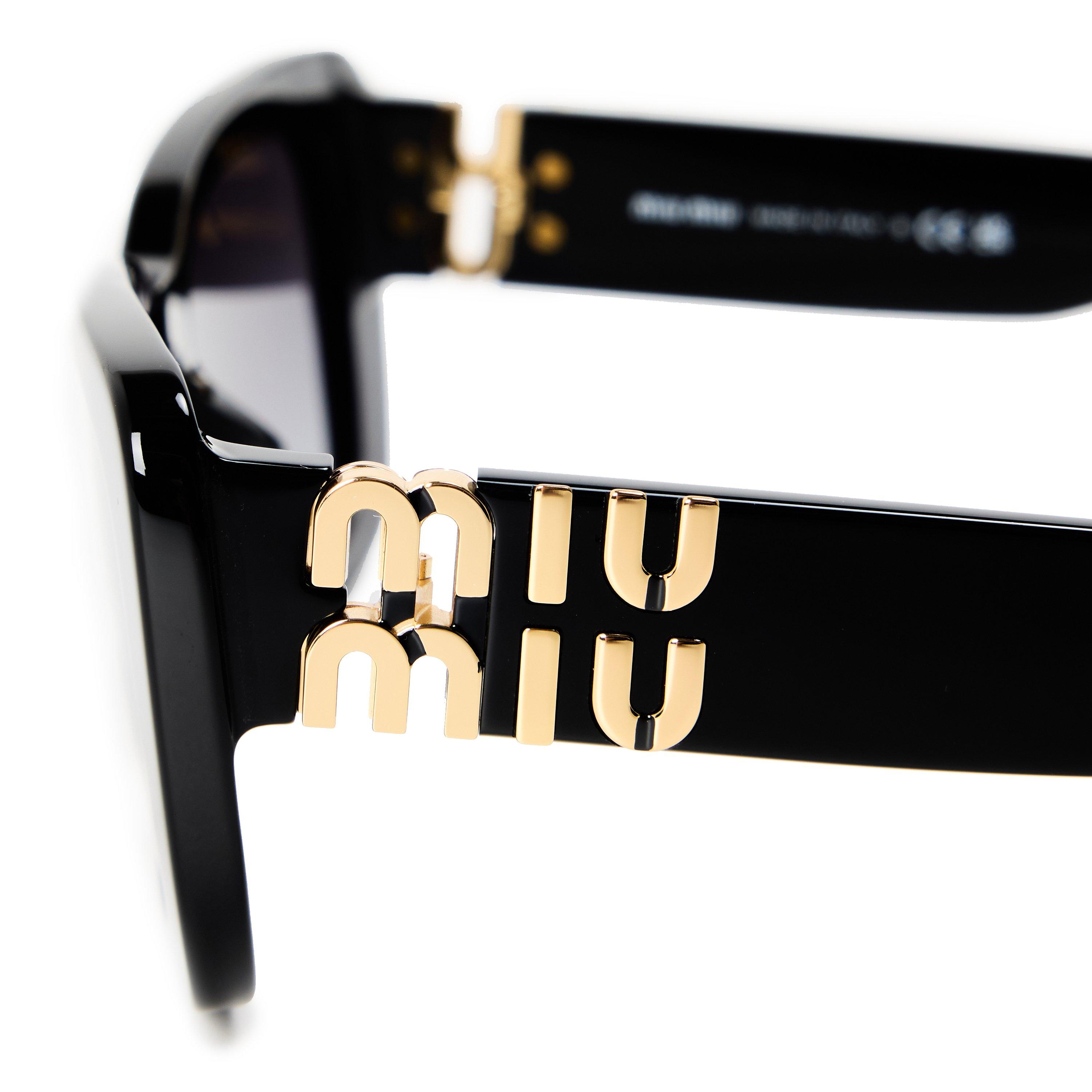 Black/Grey - Miu Miu - Miu Sun 0MU 07YS Ld63 - 3