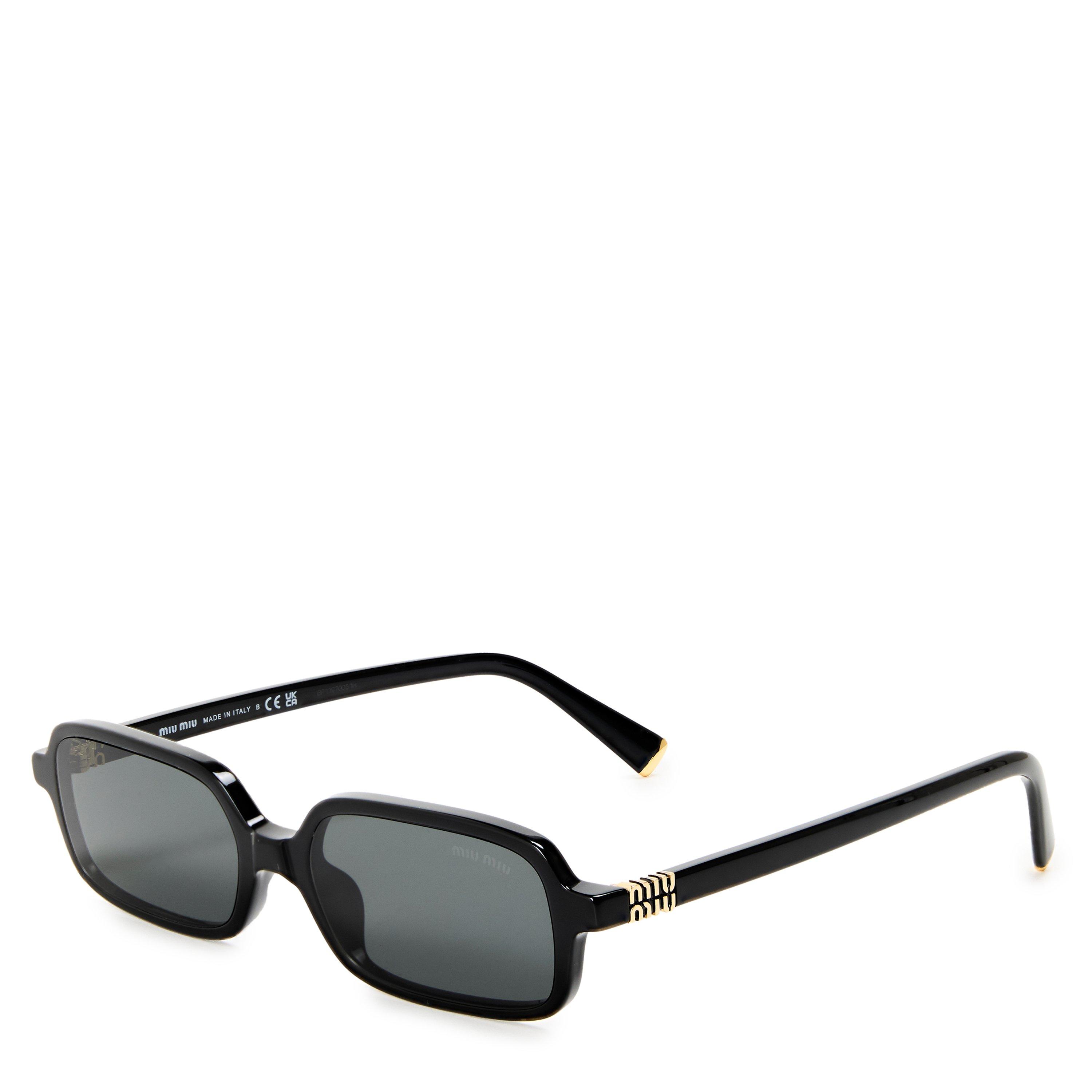 Black/Grey - Miu Miu - Miu Sun 0MU 11ZS Ld63 - 1