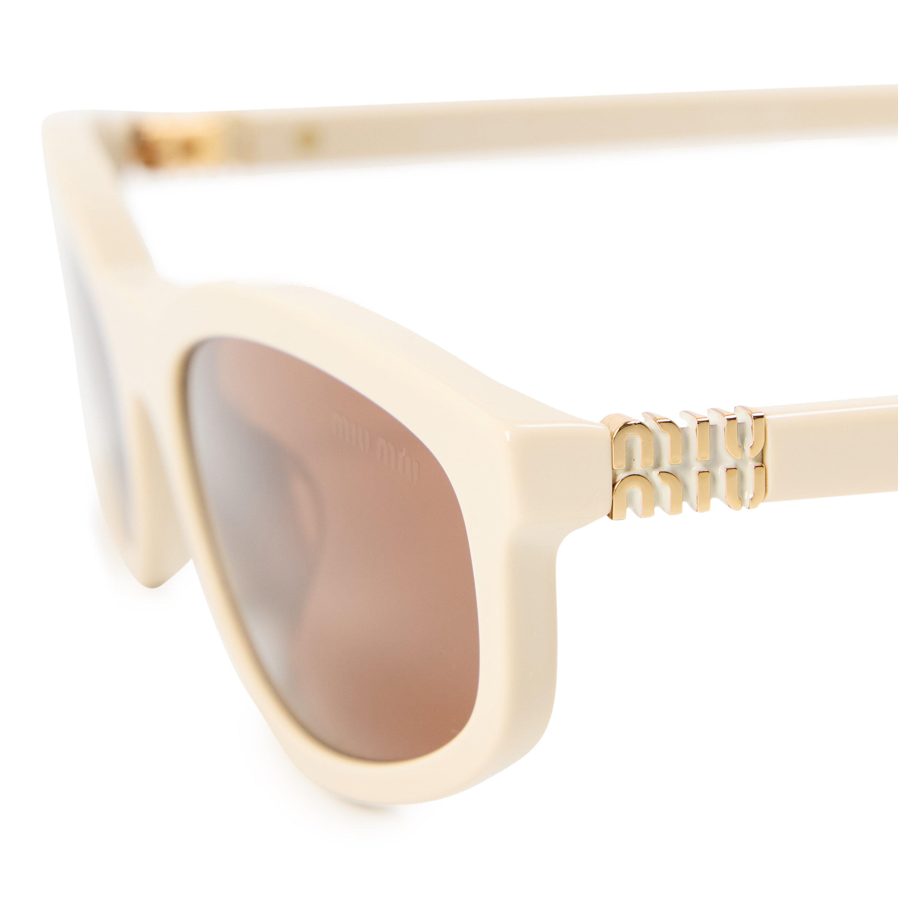 Milk - Miu Miu - Women's Cat Eye Sunglasses - 4