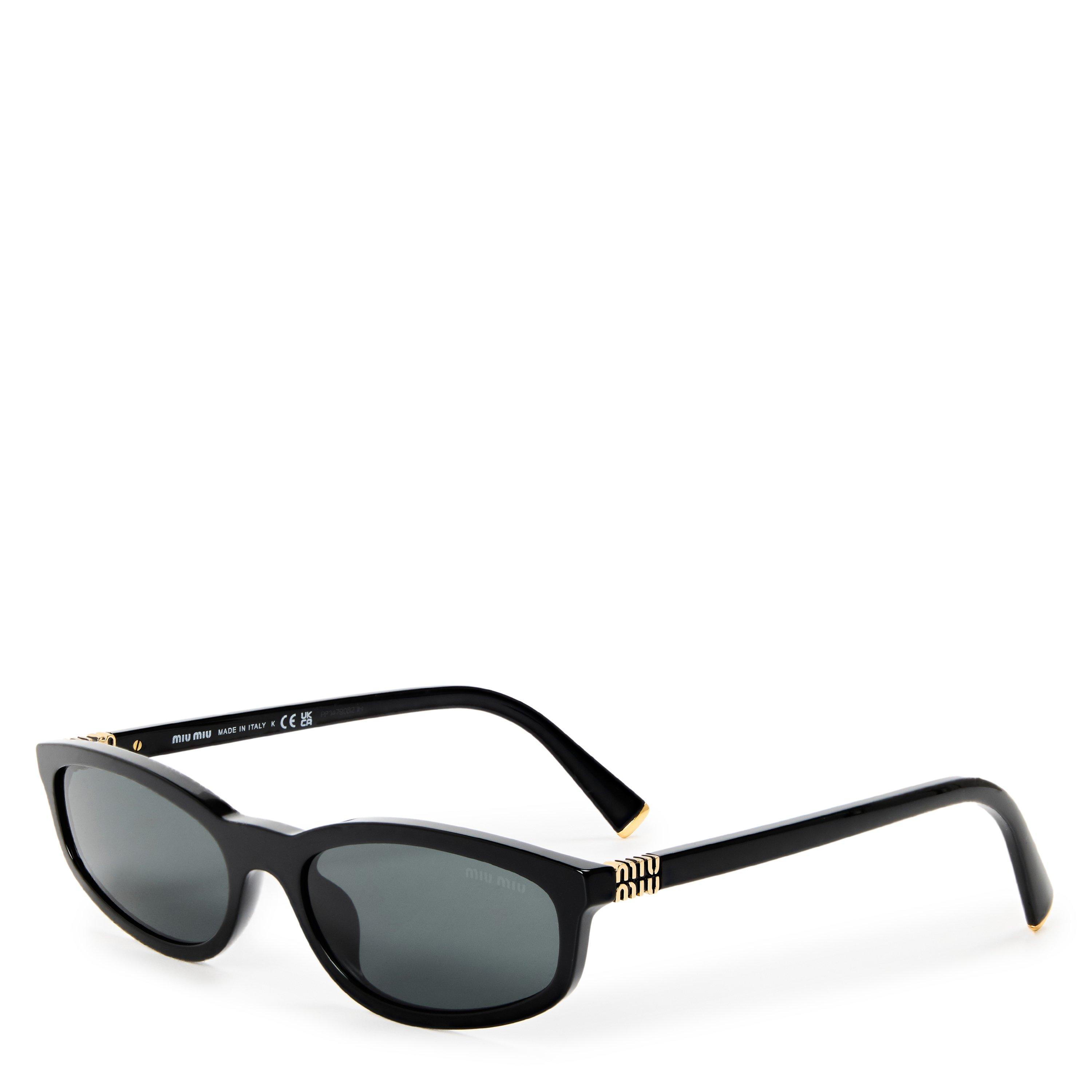 Black/Grey - Miu Miu - Miu Sun 0MU A06S Ld63 - 1