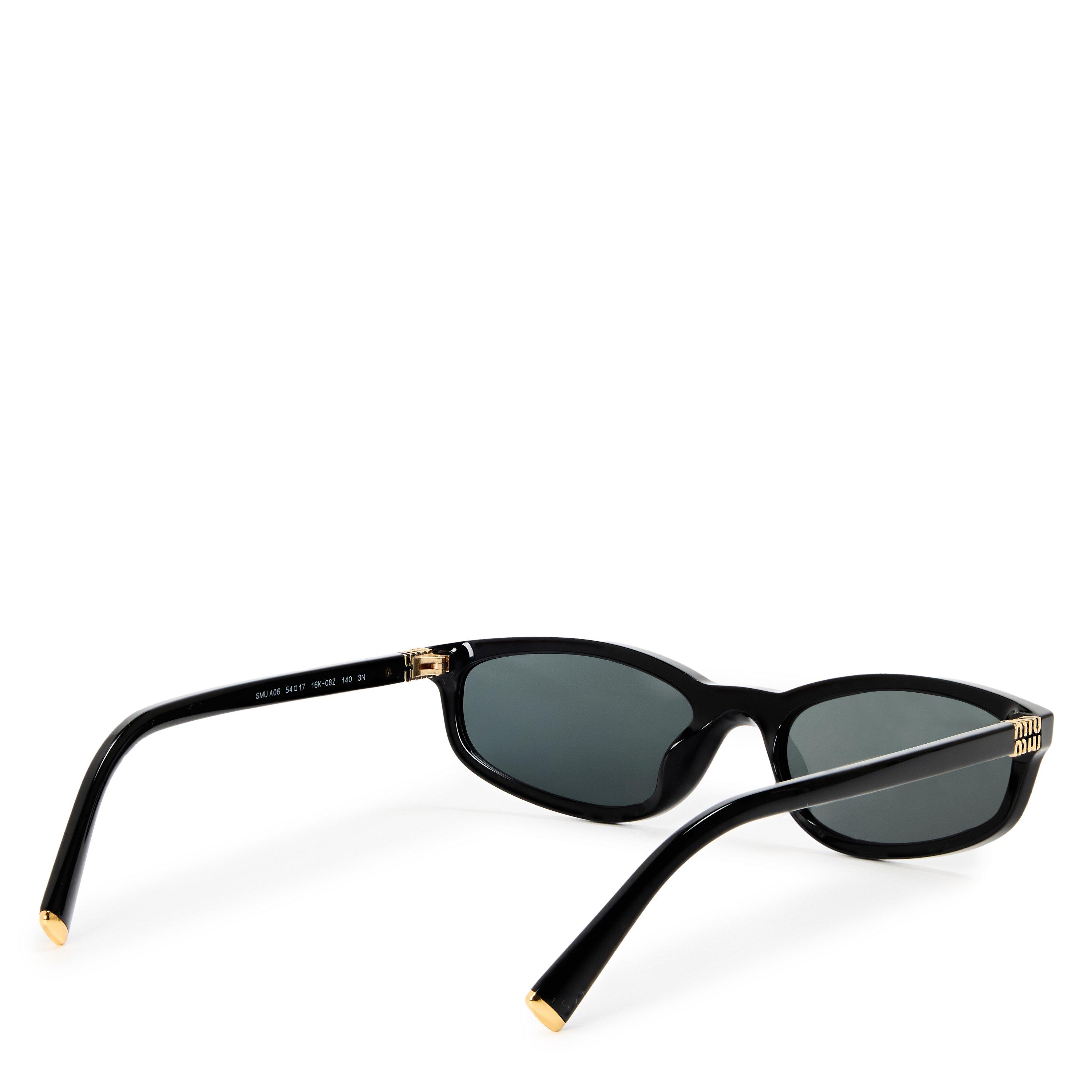 Black/Grey - Miu Miu - Miu Sun 0MU A06S Ld63 - 2