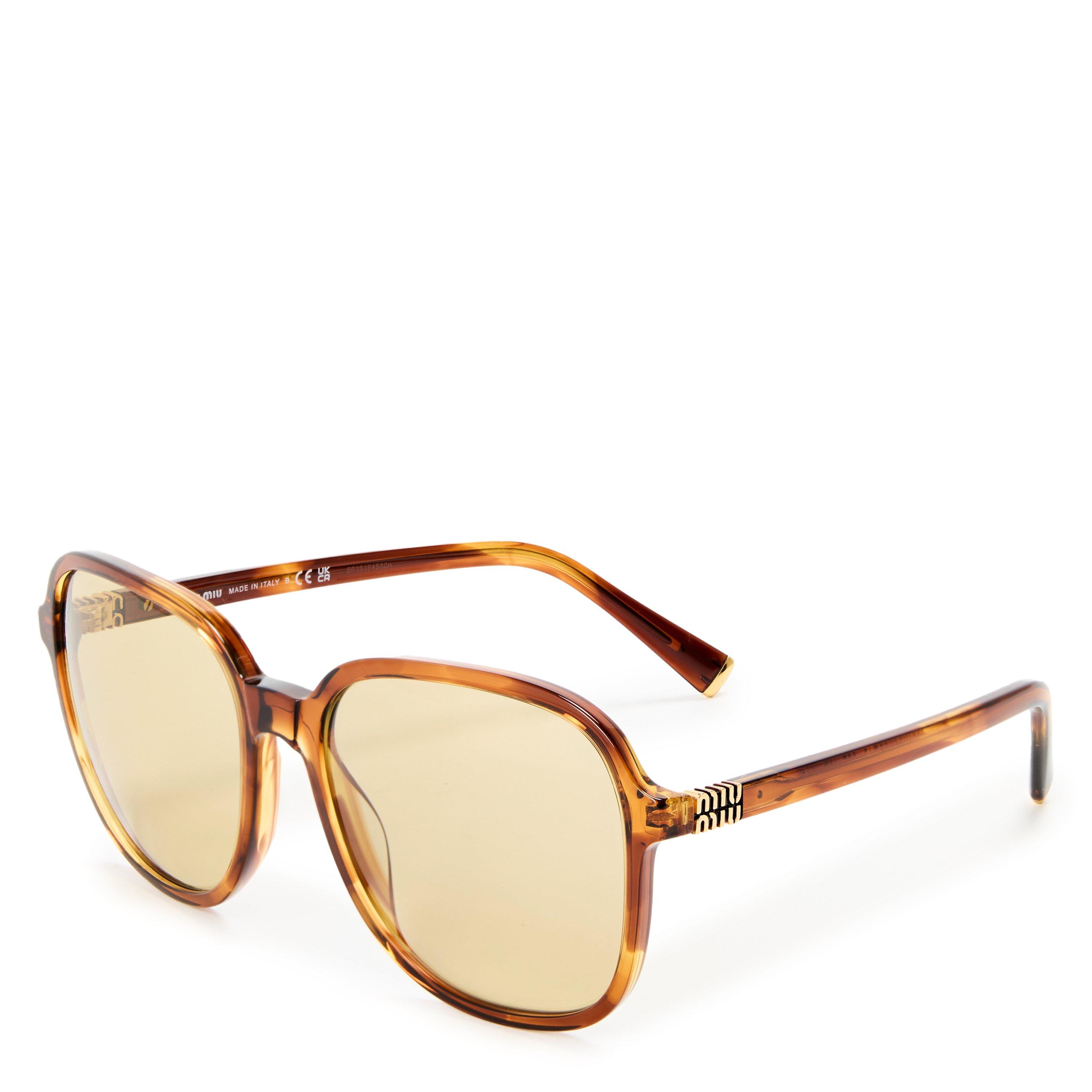 Striped Tobacco - Miu Miu - Miu Sun 0MU B01S Ld63 - 1
