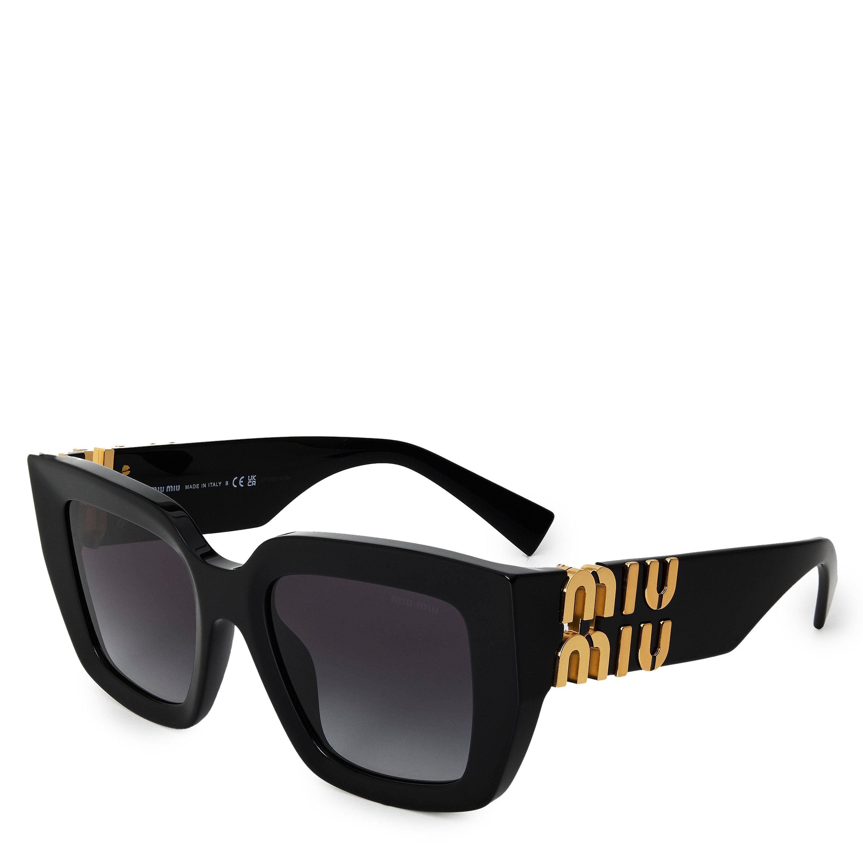 Miu Miu , Sunglasses, Female, Black, 51 Mm, Mu B05s Sunglasses - Image 4