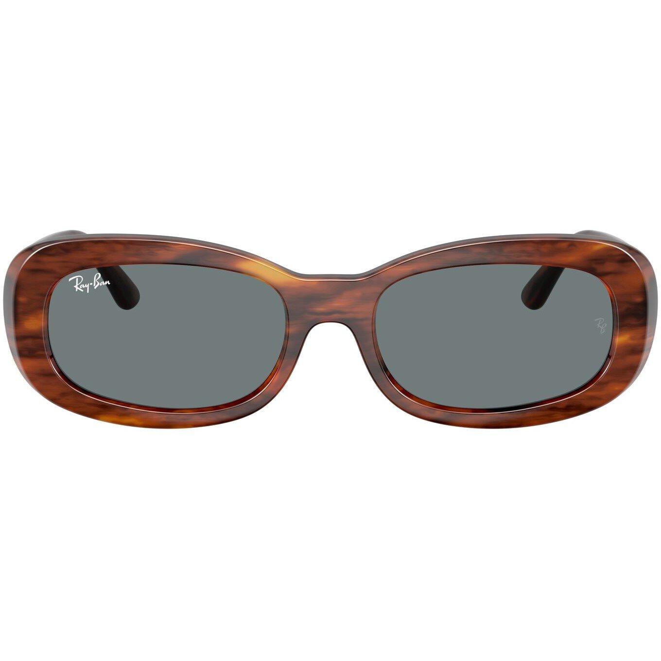 Ray-Ban Women's Rectangle Sunglasses - Striped Havana