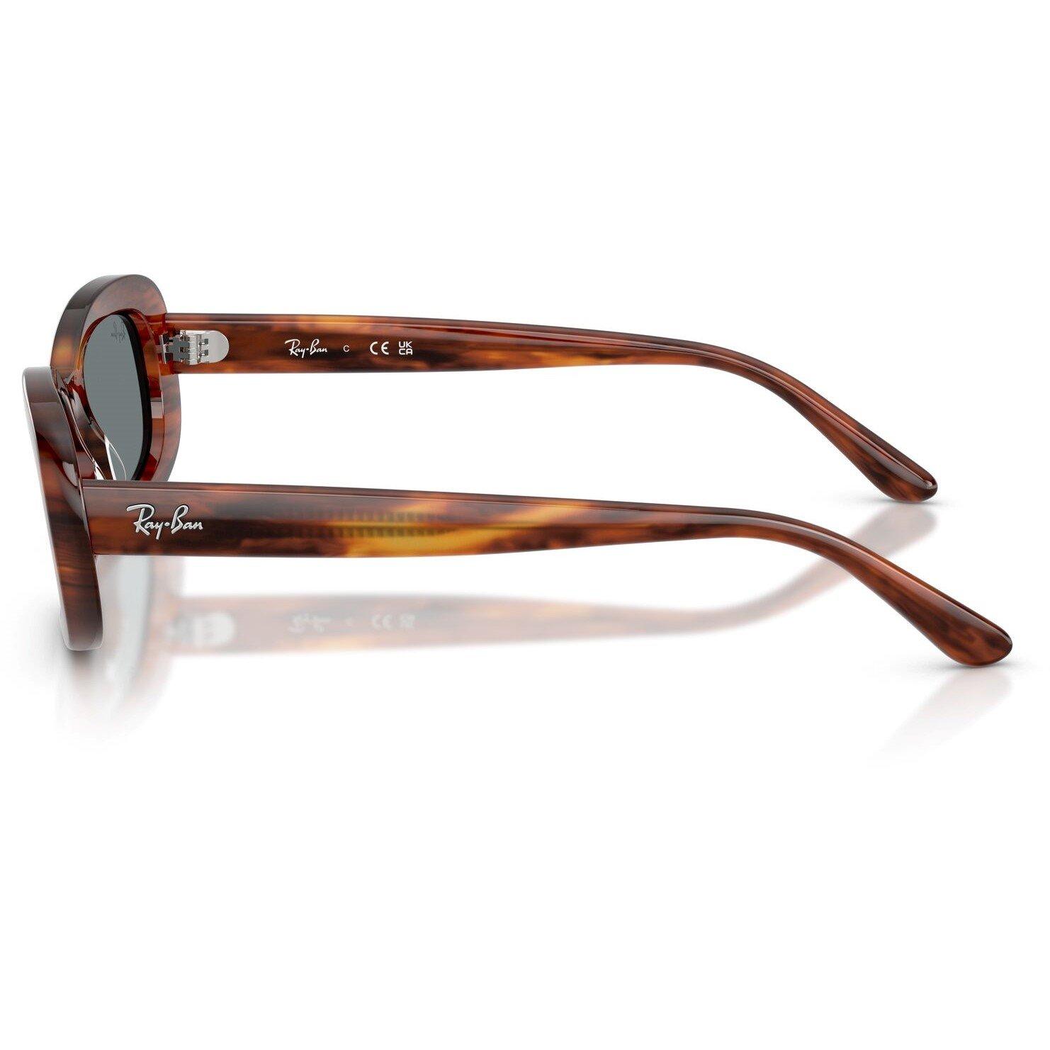 Striped Havana - Ray-Ban - Women's Rectangle Sunglasses - 4