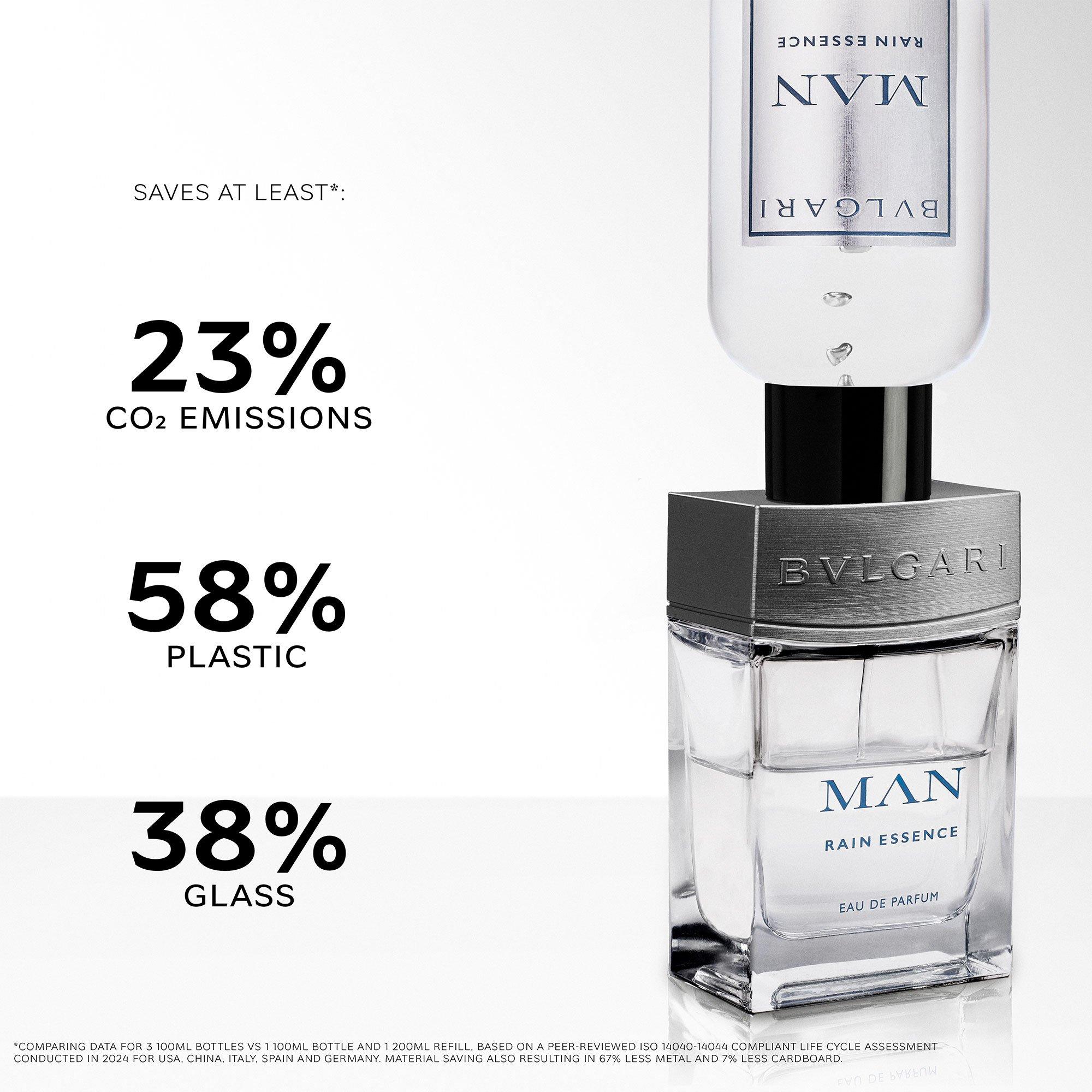 Clear - Bvlgari - Man Rain Essence Eau de Parfum Refill - 3