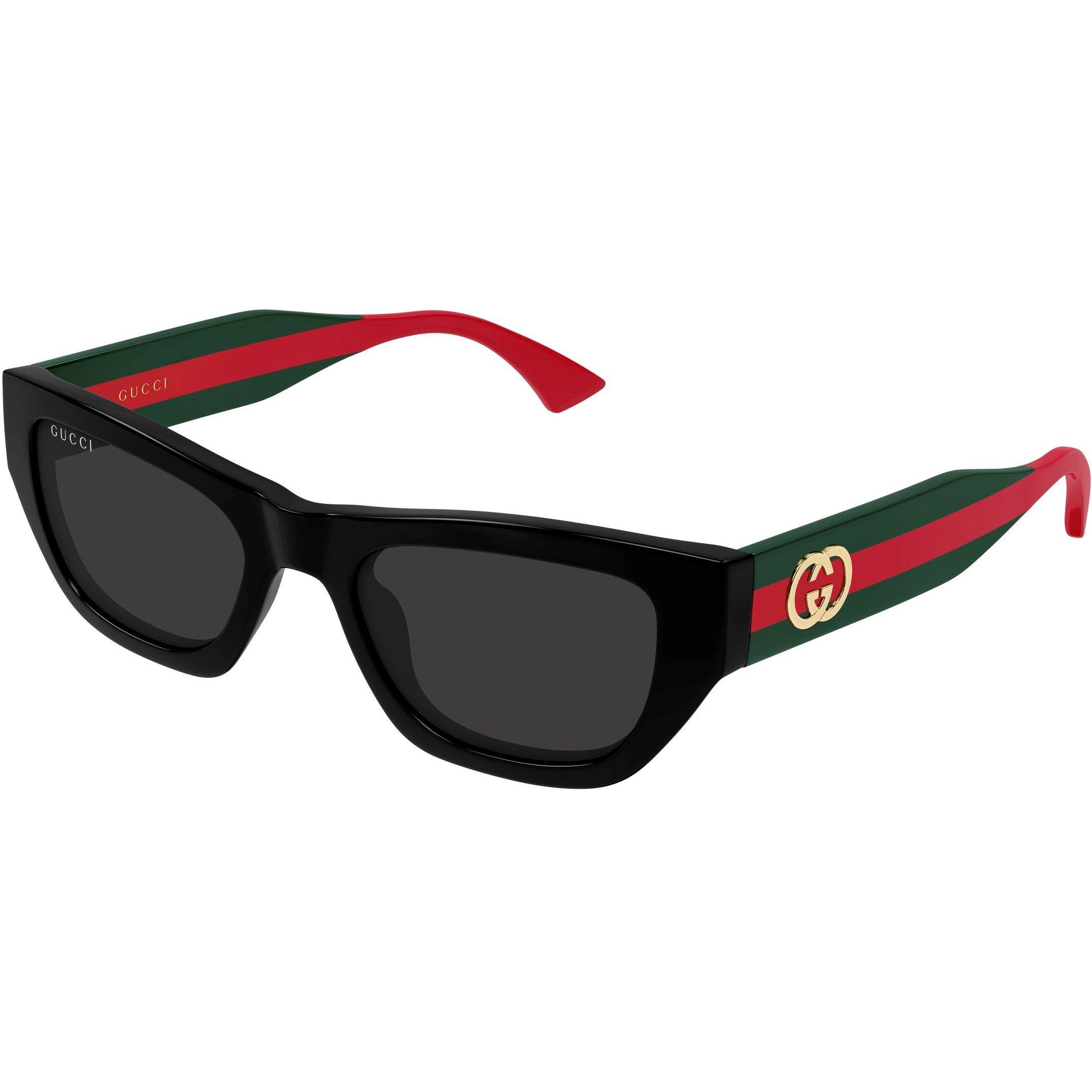 Gucci Women's Wayfarer Sunglasses - Black/Grey