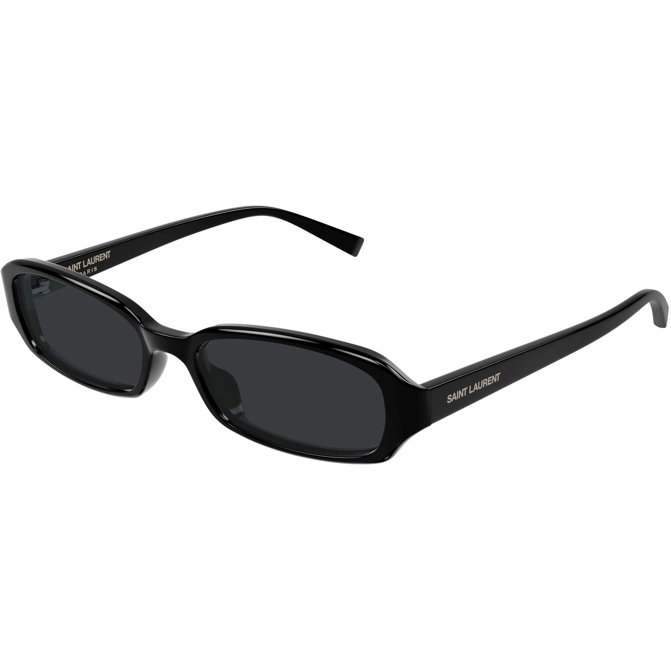 Saint Laurent Women's Rectangle Sunglasses - Black/Black