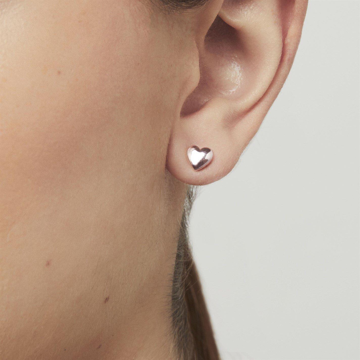 Roségoud* - Ted Baker - Harly Heart Stud Earrings - 4