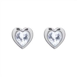 Ted Baker Han Crystal Heart Stud Earrings