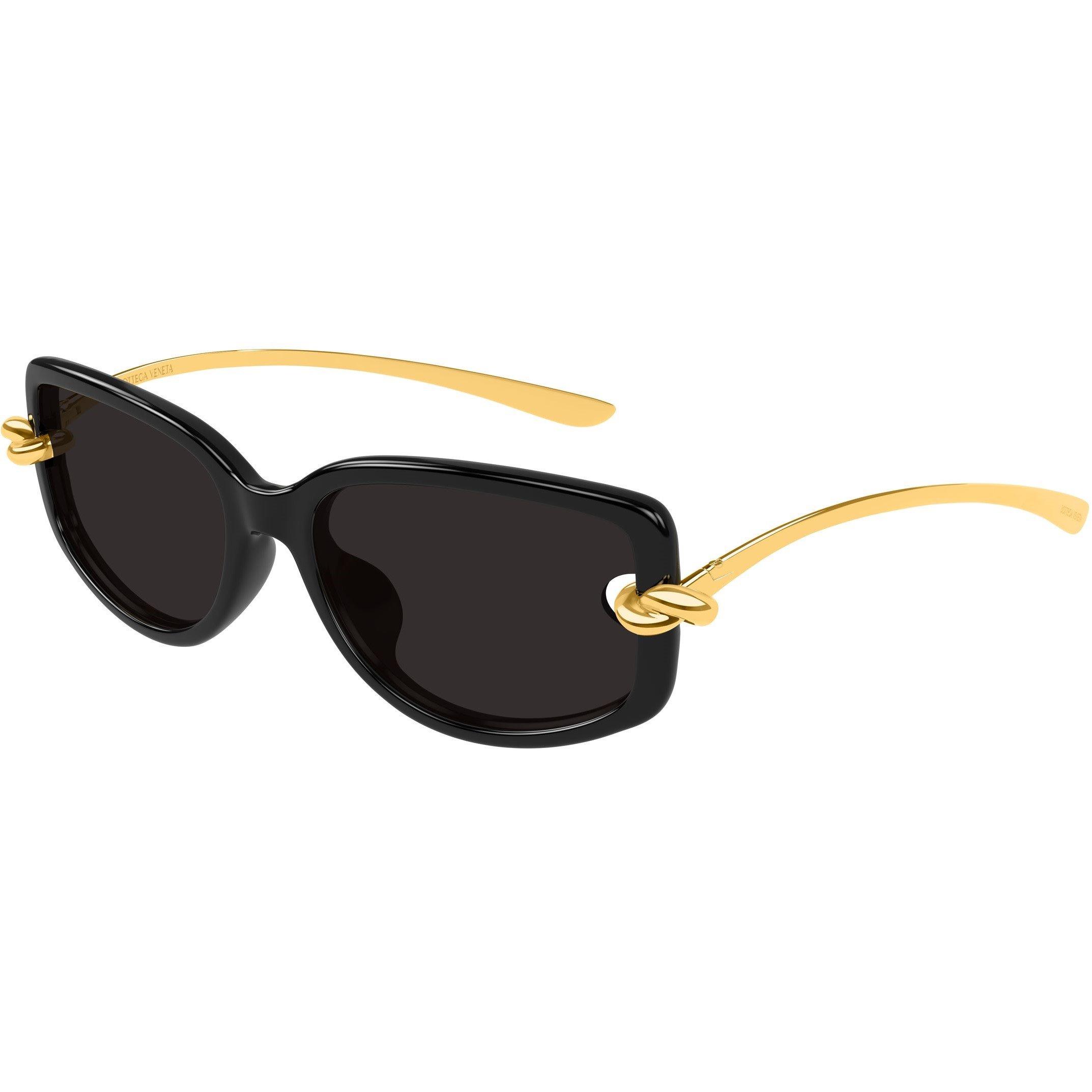 Black - Bottega Veneta - Women's Rectangle Sunglasses