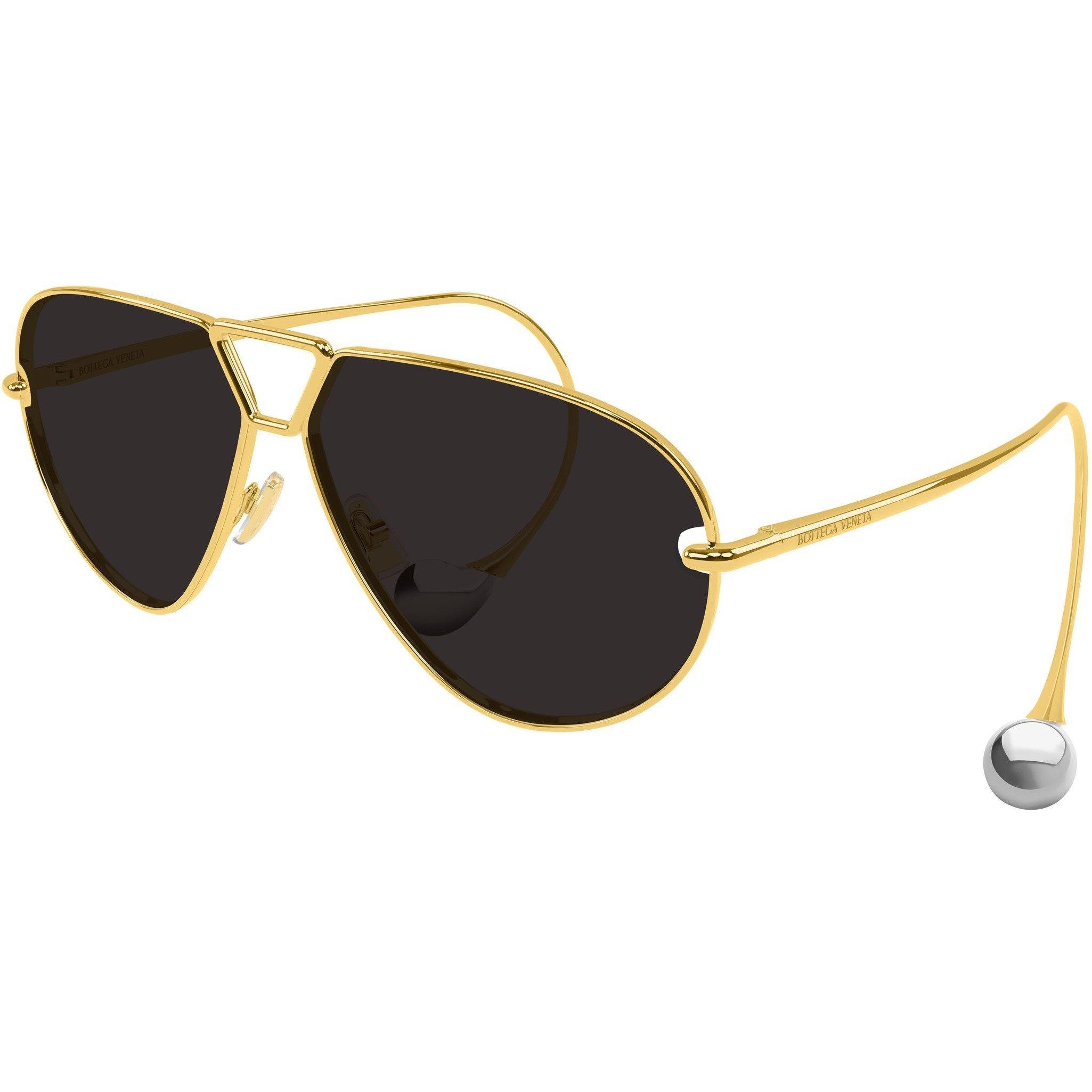 Bottega Veneta Women's Aviator Sunglasses - Gold