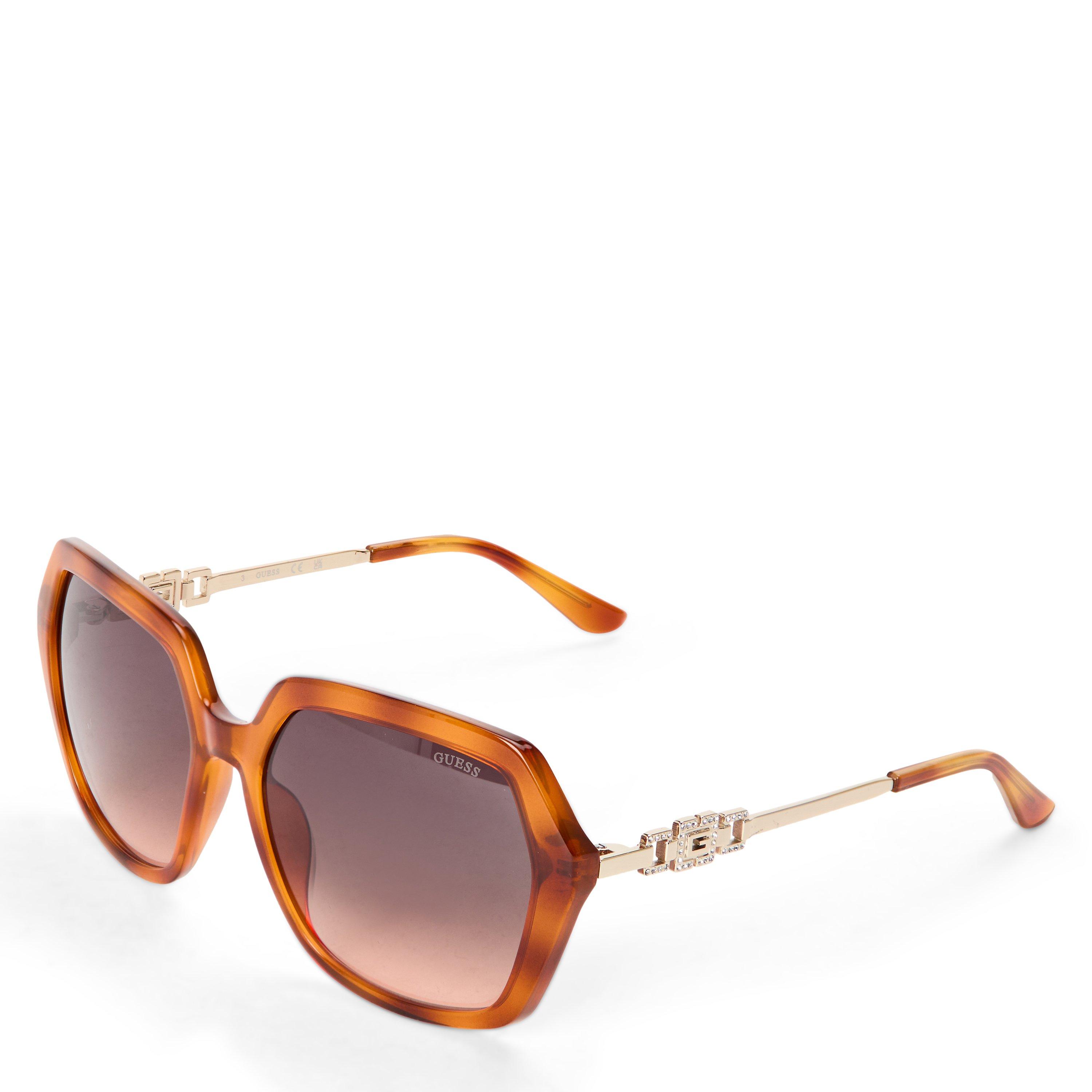 Guess Women's Oversized Sunglasses - Blonde Havana