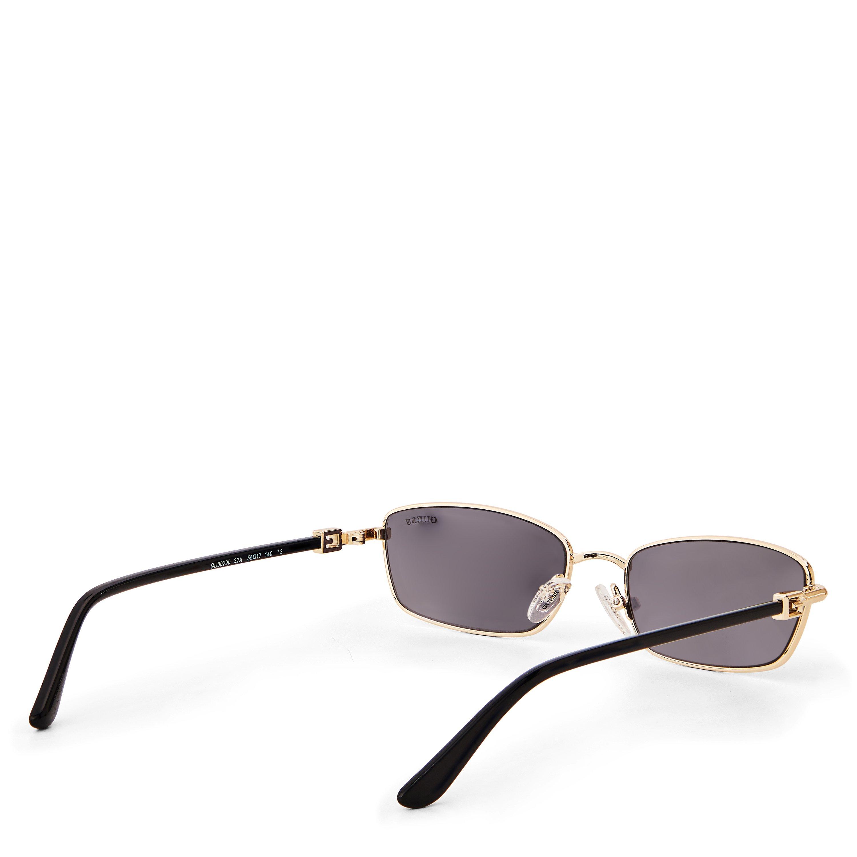Gold - Guess - Women's Rectangle Sunglasses - 2