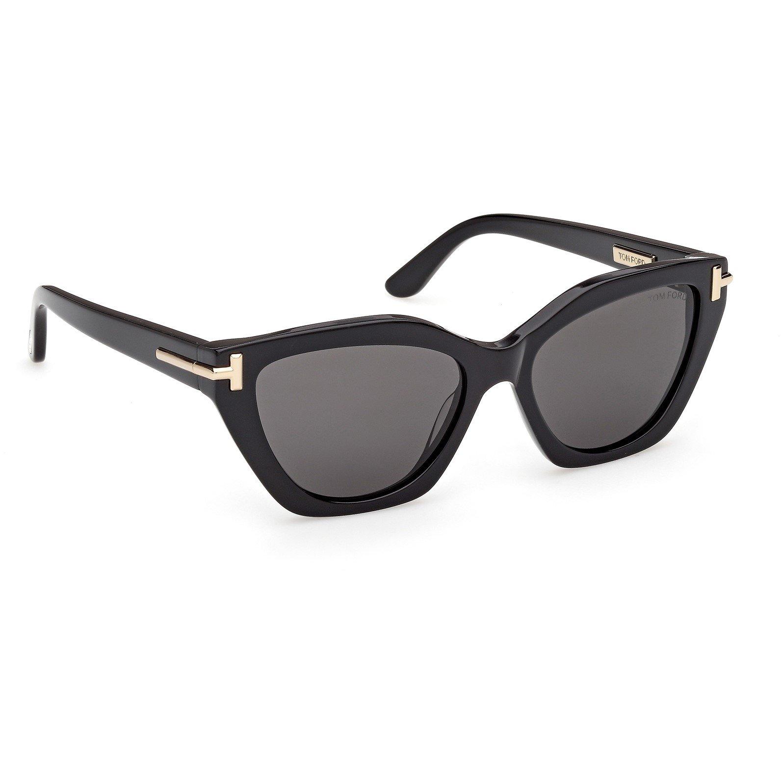 Shiny Black - Tom Ford - Womens Cat Eye Sunglasses - 2