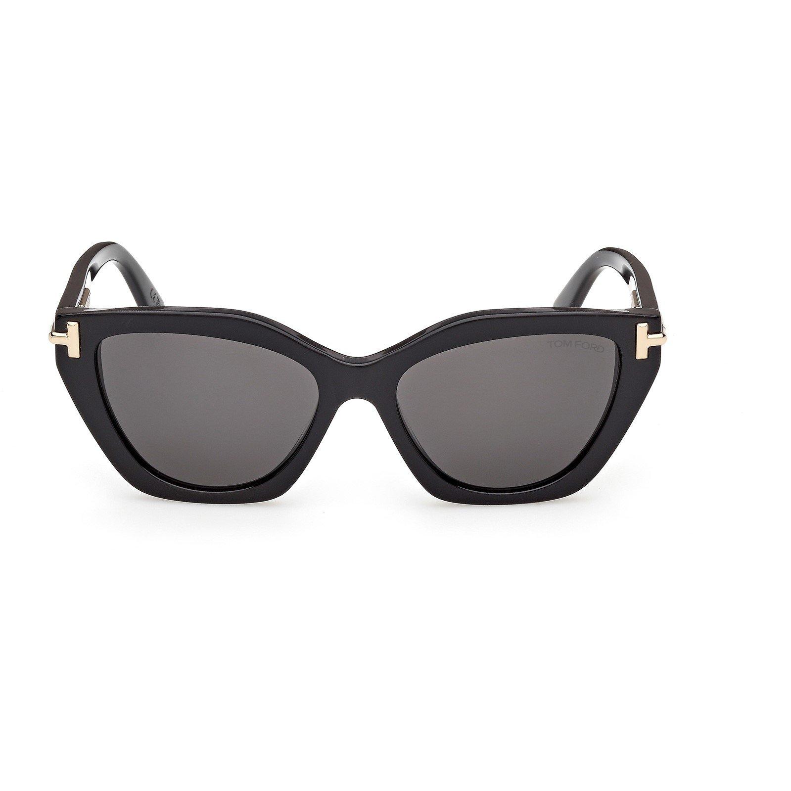 Shiny Black - Tom Ford - Womens Cat Eye Sunglasses - 3