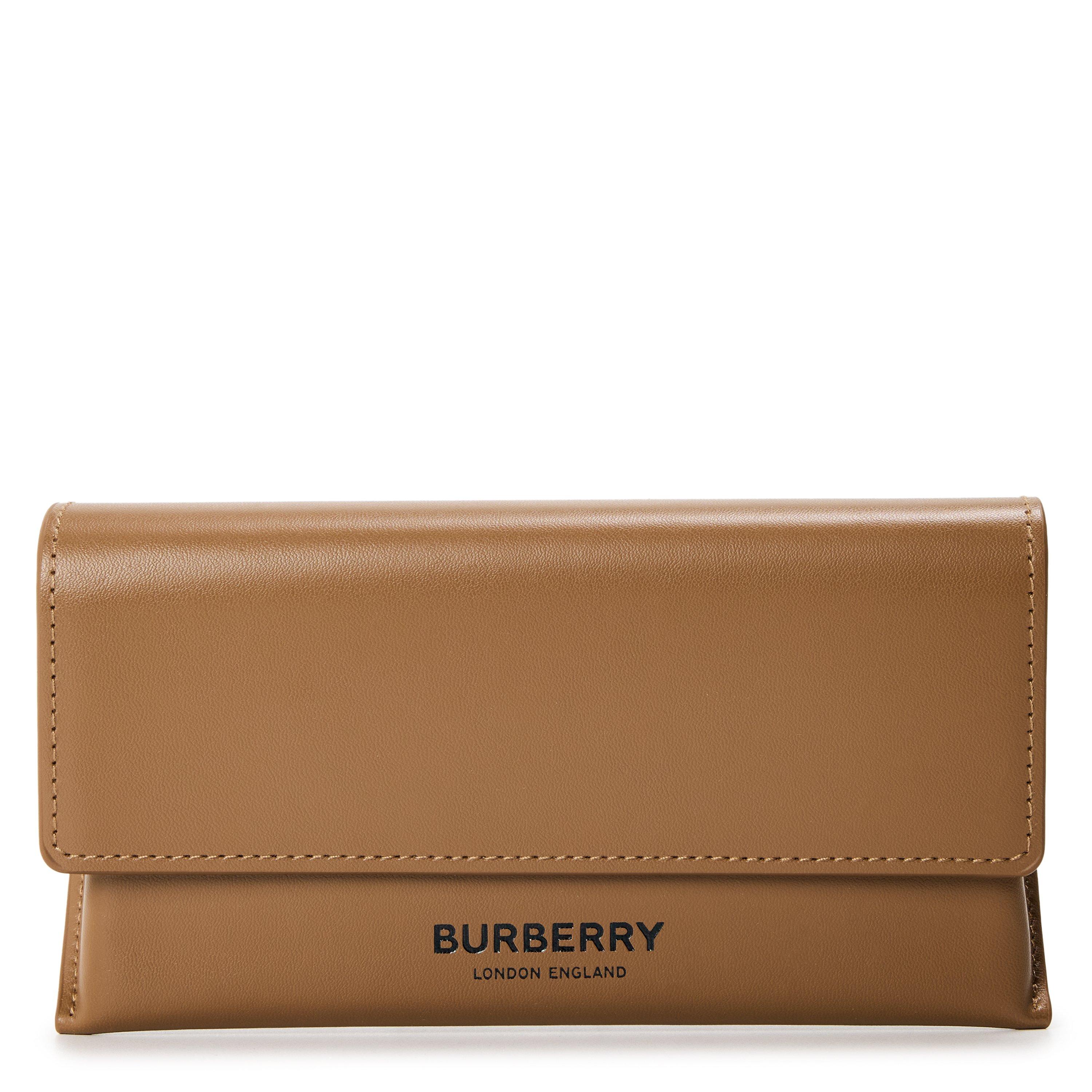 Dark Havana - Burberry - Women's Round Sunglasses - 5