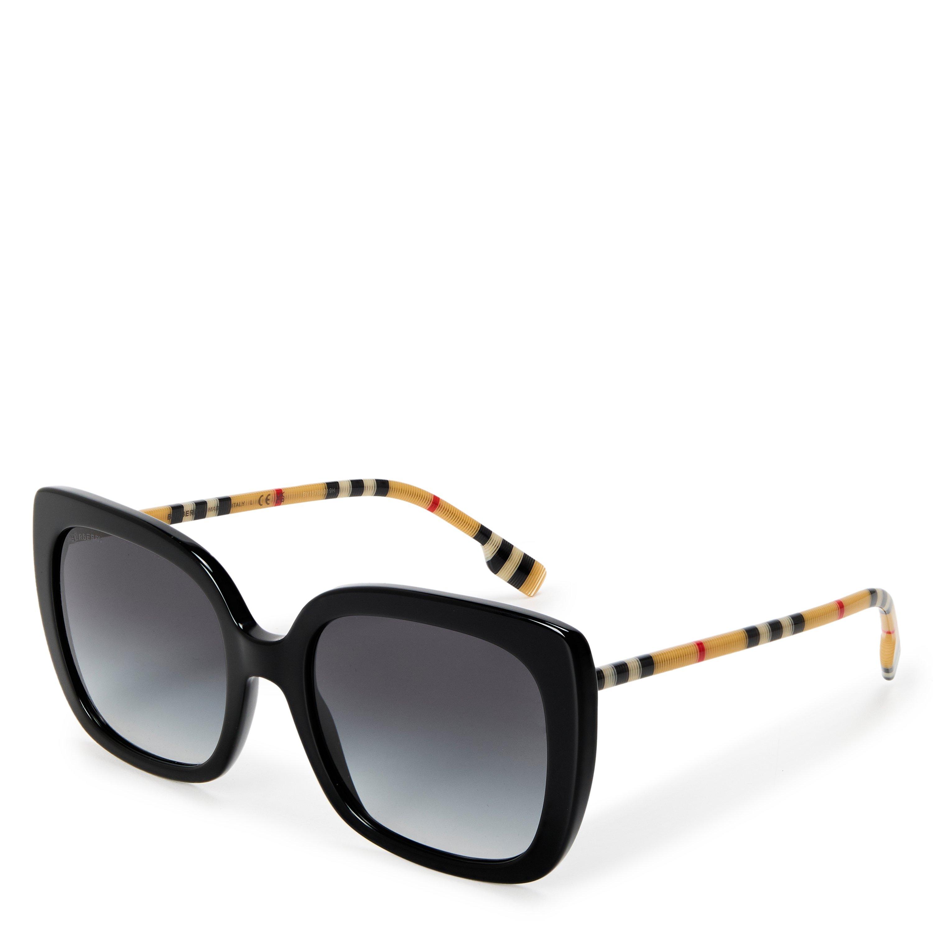 Black - Burberry - Square Sunglasses - 1